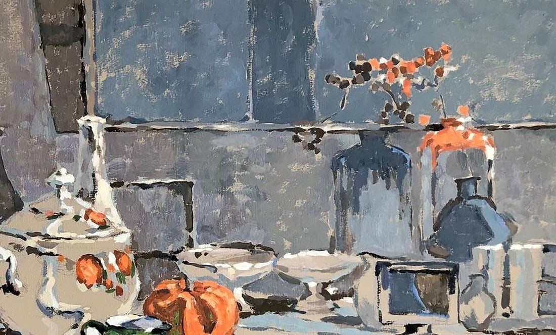 Oil painting Meetings at dusk Procach Olesia - 3