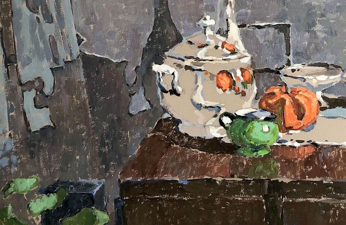 Oil painting Meetings at dusk Procach Olesia - 4