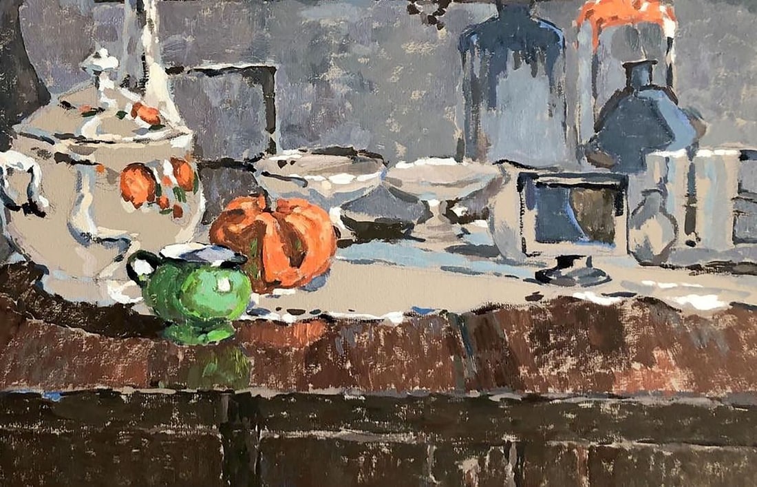 Oil painting Meetings at dusk Procach Olesia - 5