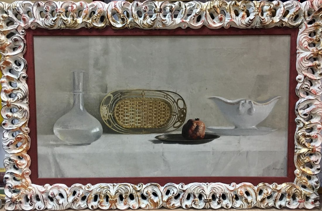 Oil painting Still life Alexey Fedorovich Vlasov (1 of 9)