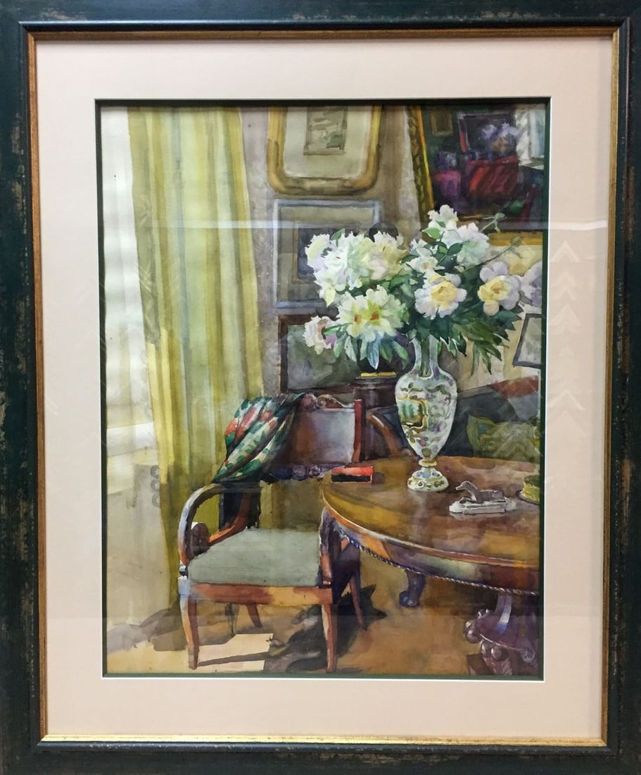 Watercolor painting Interior Kryzhanivskyi Viktor Vladimirovich (1 of 10)