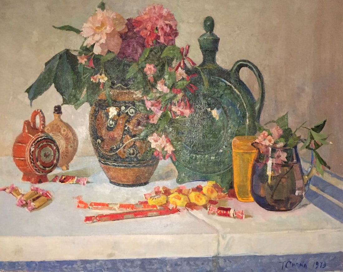 Oil painting Flowers Sipko T.I. (1 of 17)