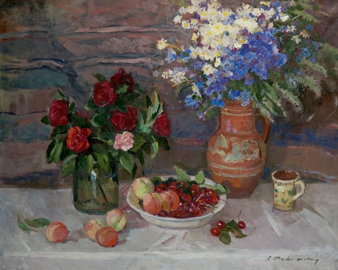 Oil painting Still life Faynerman Anna Lvovna (1 of 8)