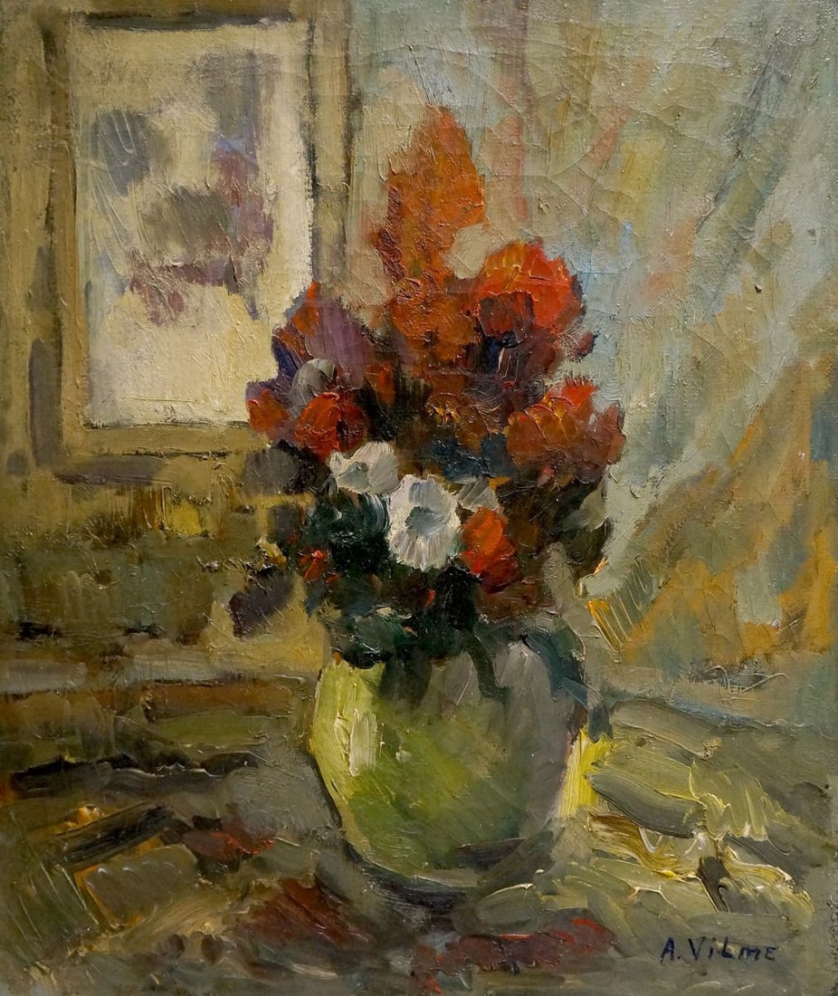 Oil painting Flowers A. Filme (1 of 8)