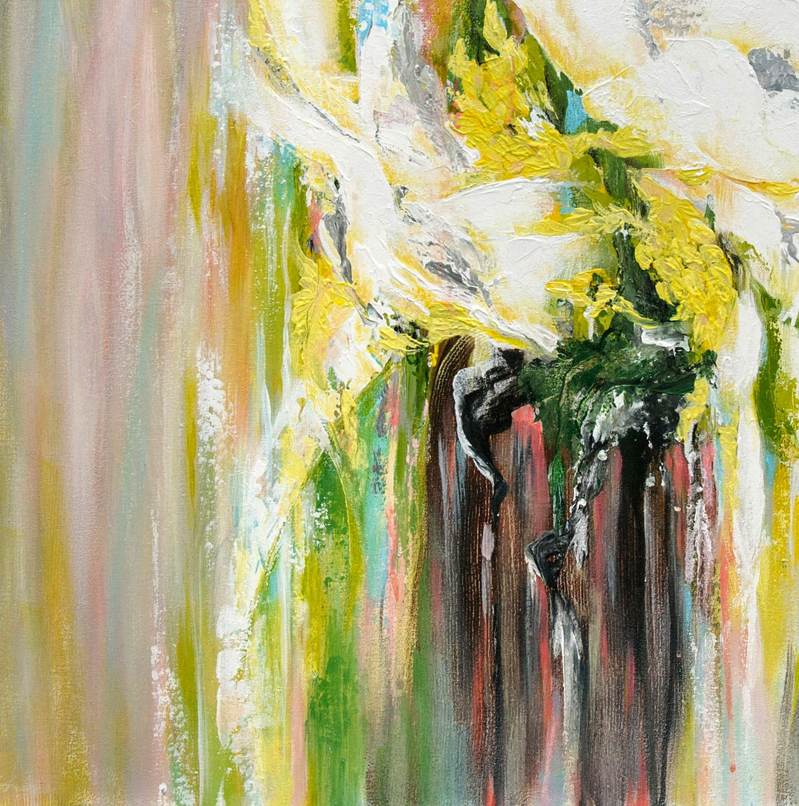 Acrylic painting White desire Halyna Babak - 4