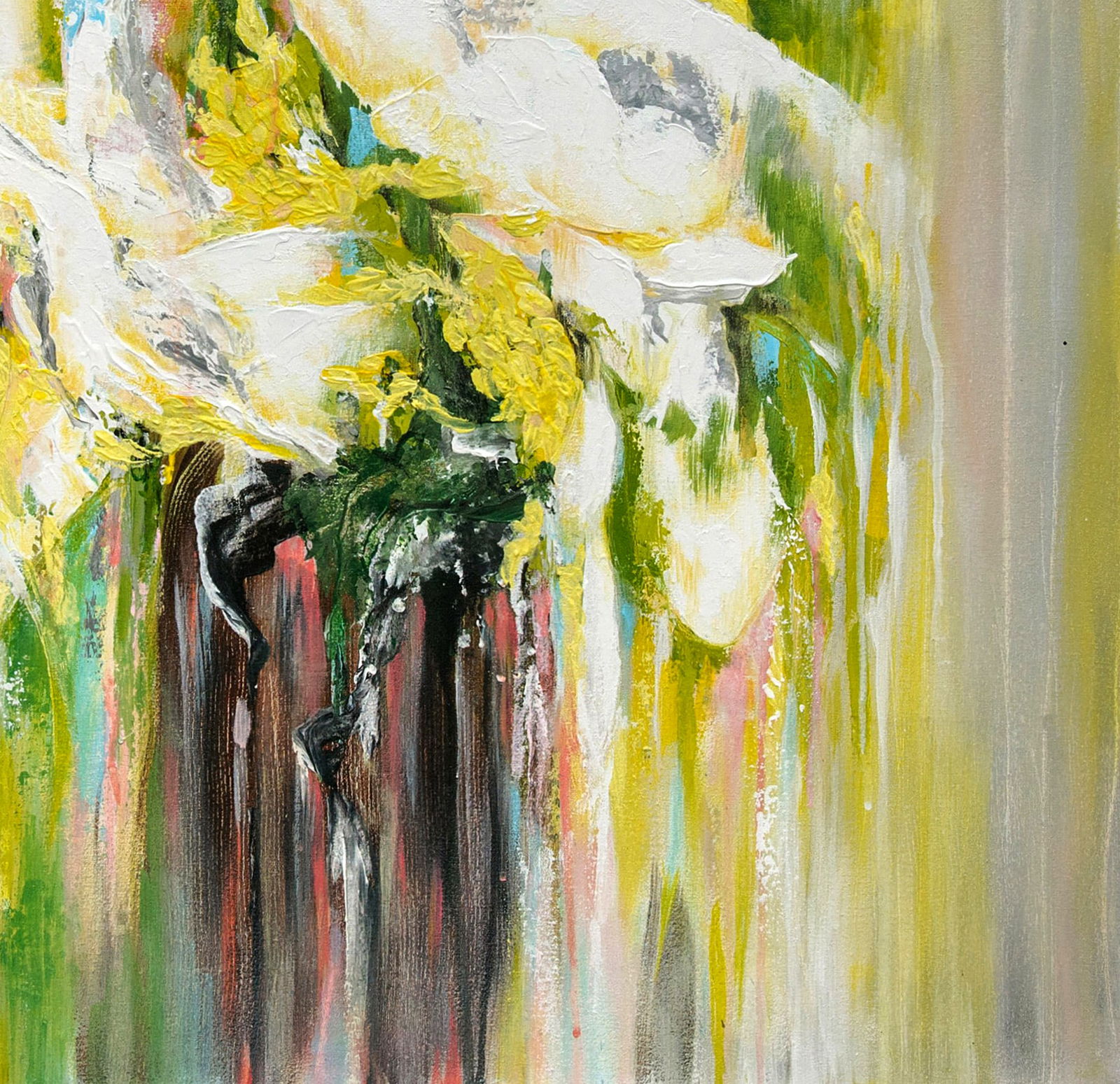 Acrylic painting White desire Halyna Babak - 5