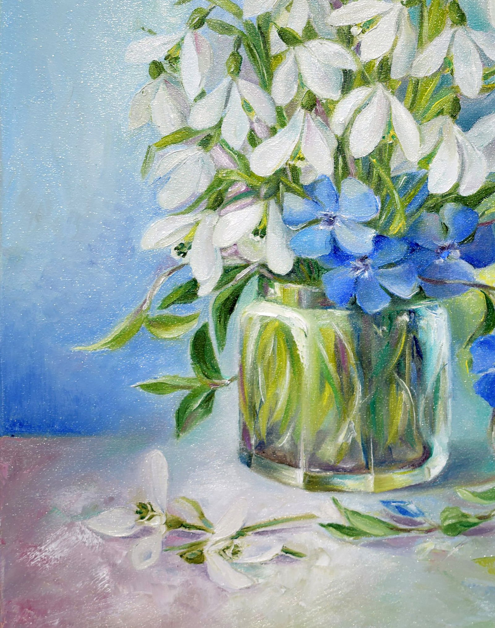 Oil painting Spring tenderness Halyna Babak - 4