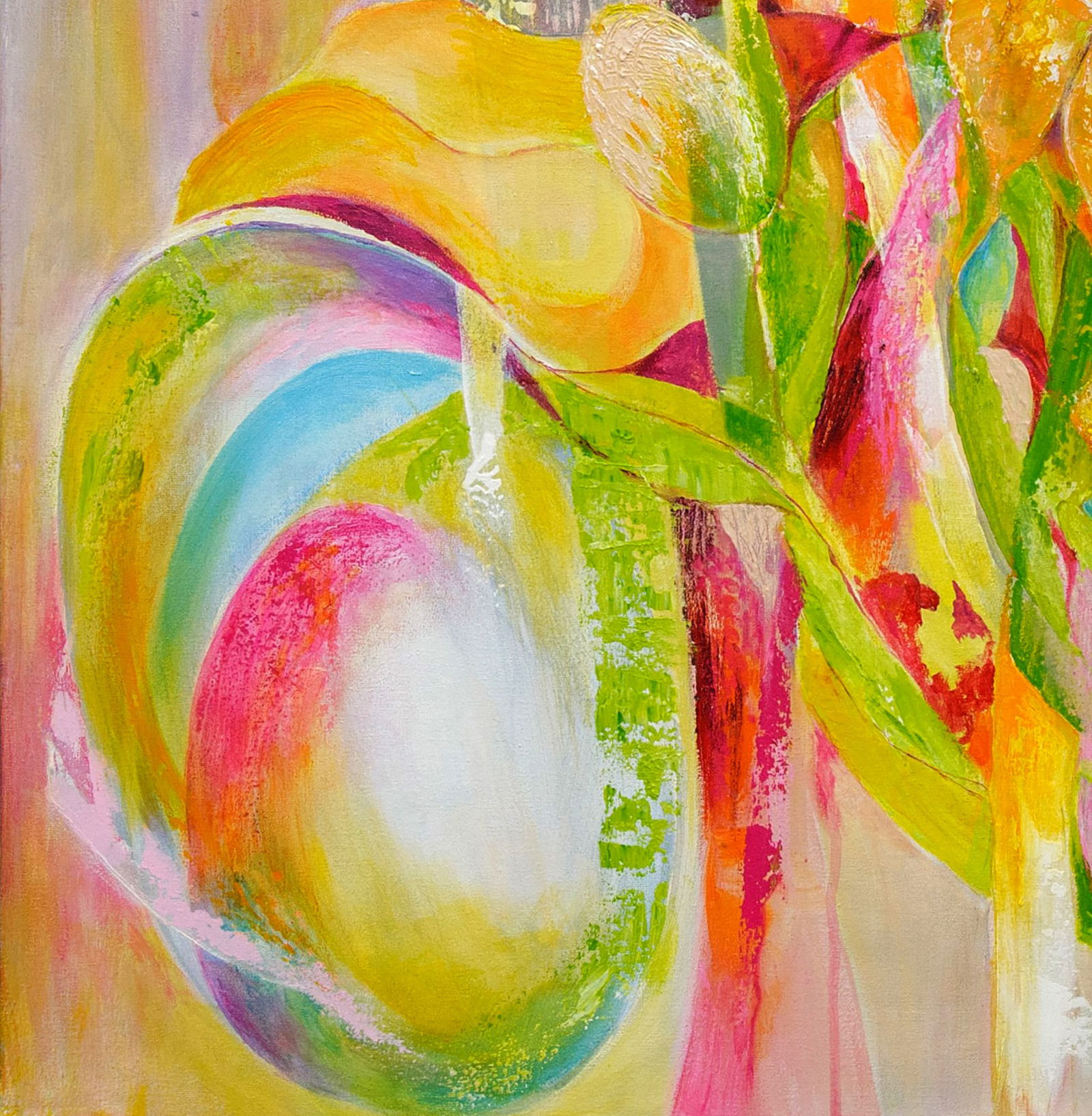 Acrylic painting Summer fun Halyna Babak - 4