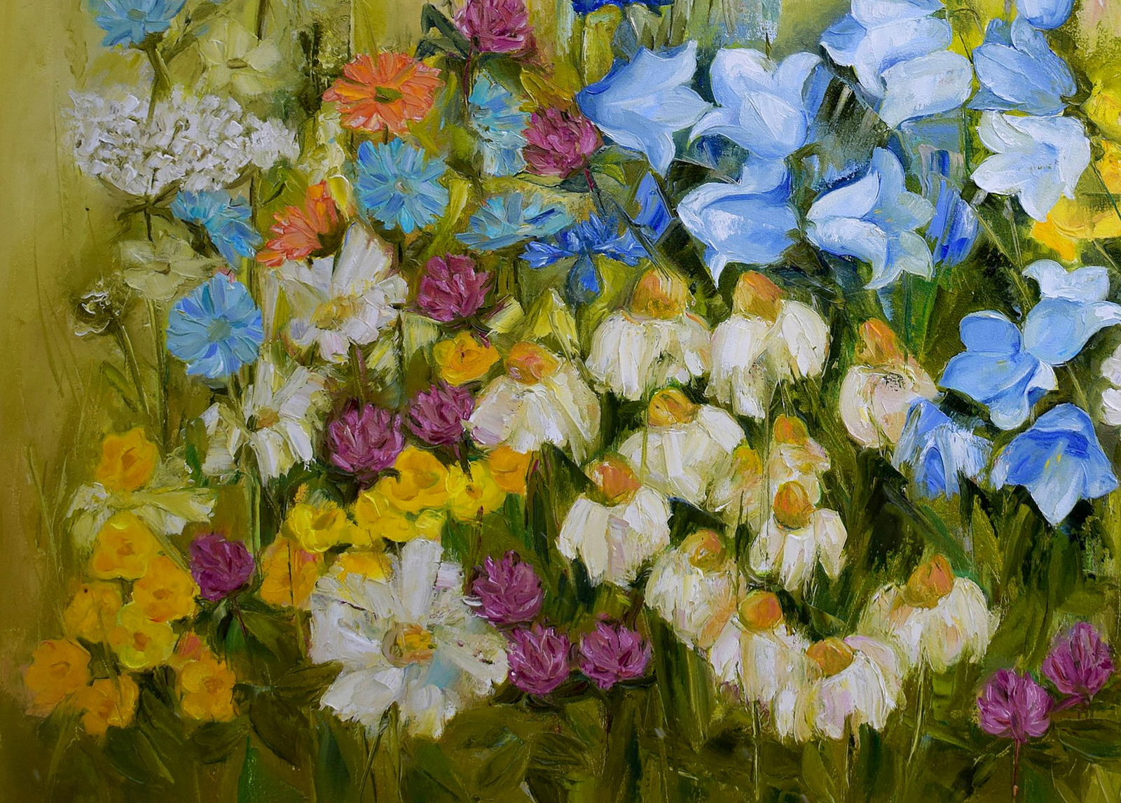 Oil painting Summer mood Halyna Babak - 4