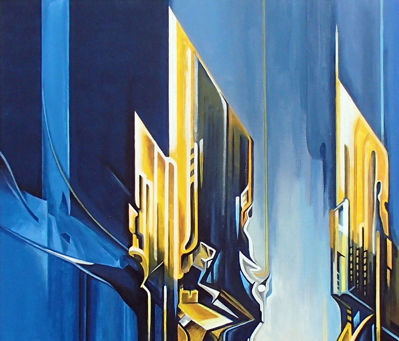 Acrylic painting Galactic fantasy Victor Babak - 2