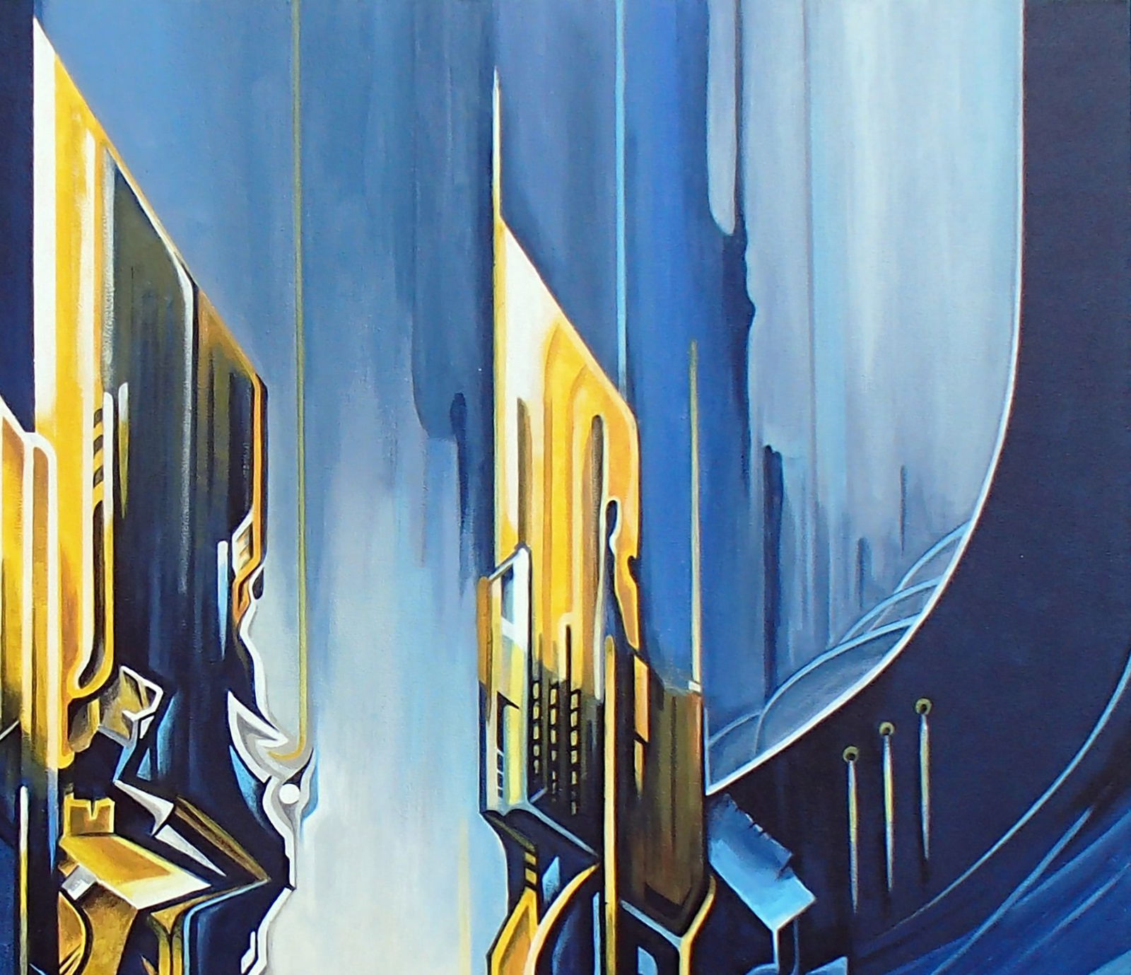 Acrylic painting Galactic fantasy Victor Babak - 3