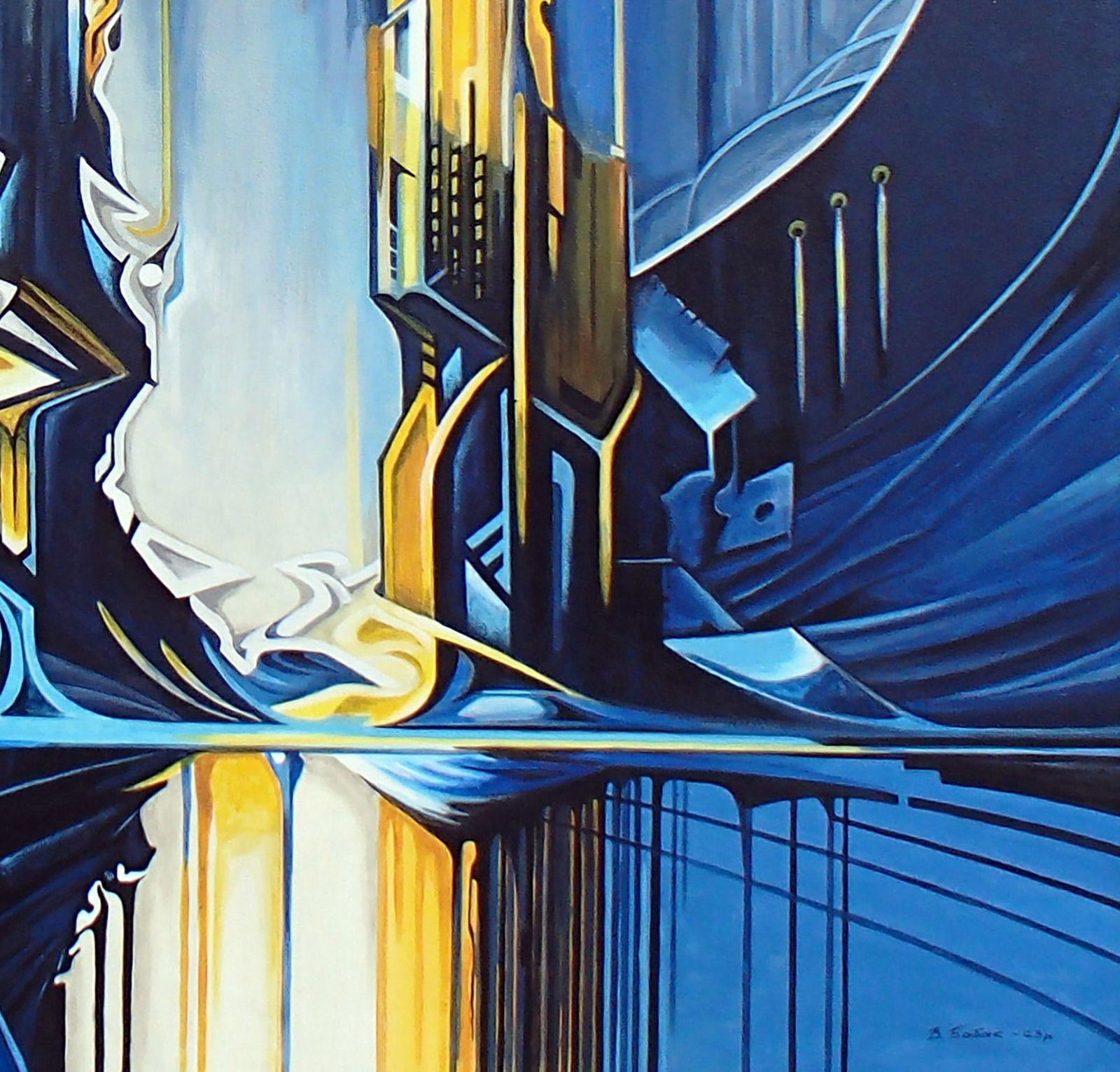 Acrylic painting Galactic fantasy Victor Babak - 5