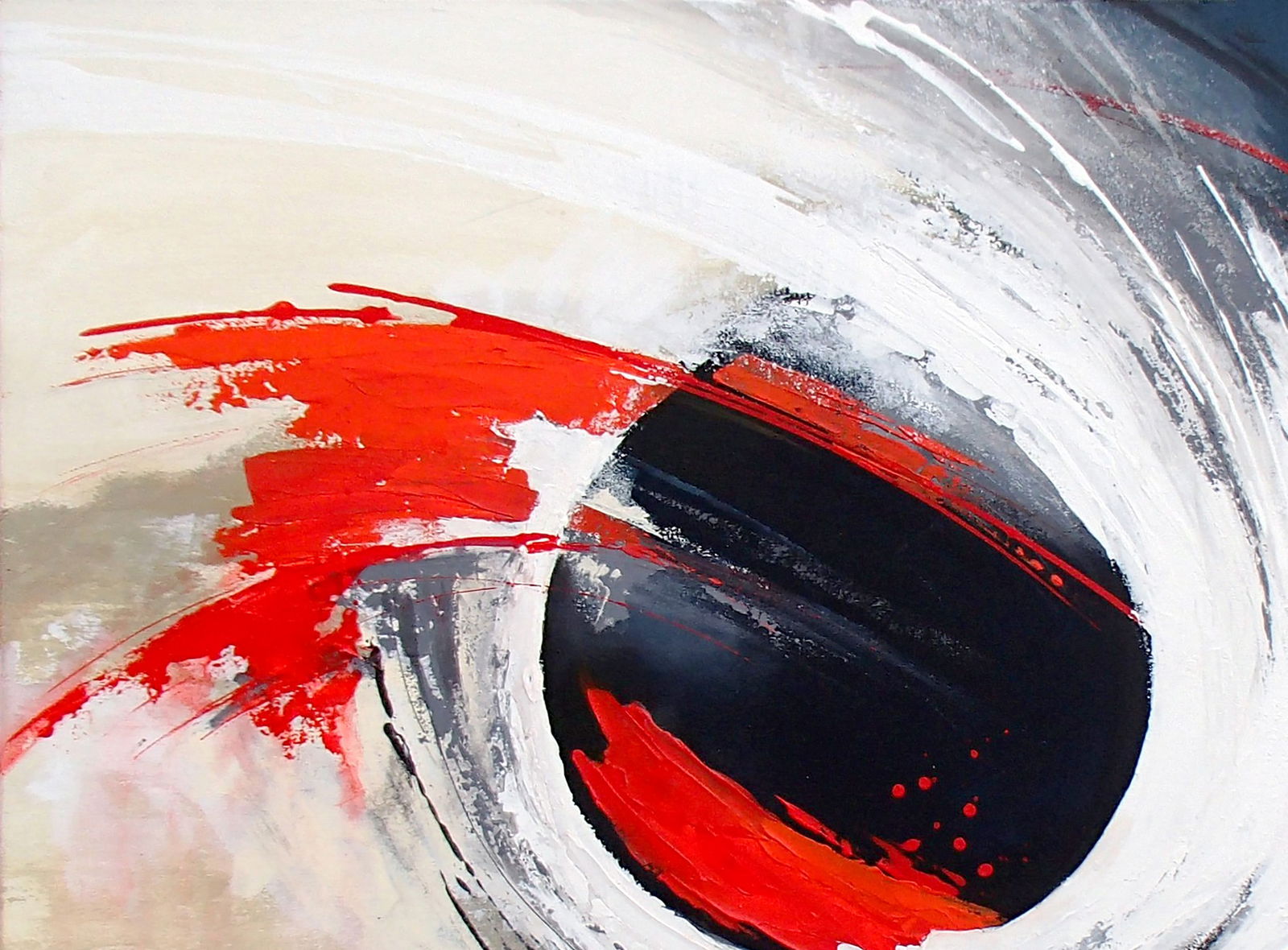 Acrylic painting Energy movement Victor Babak - 2