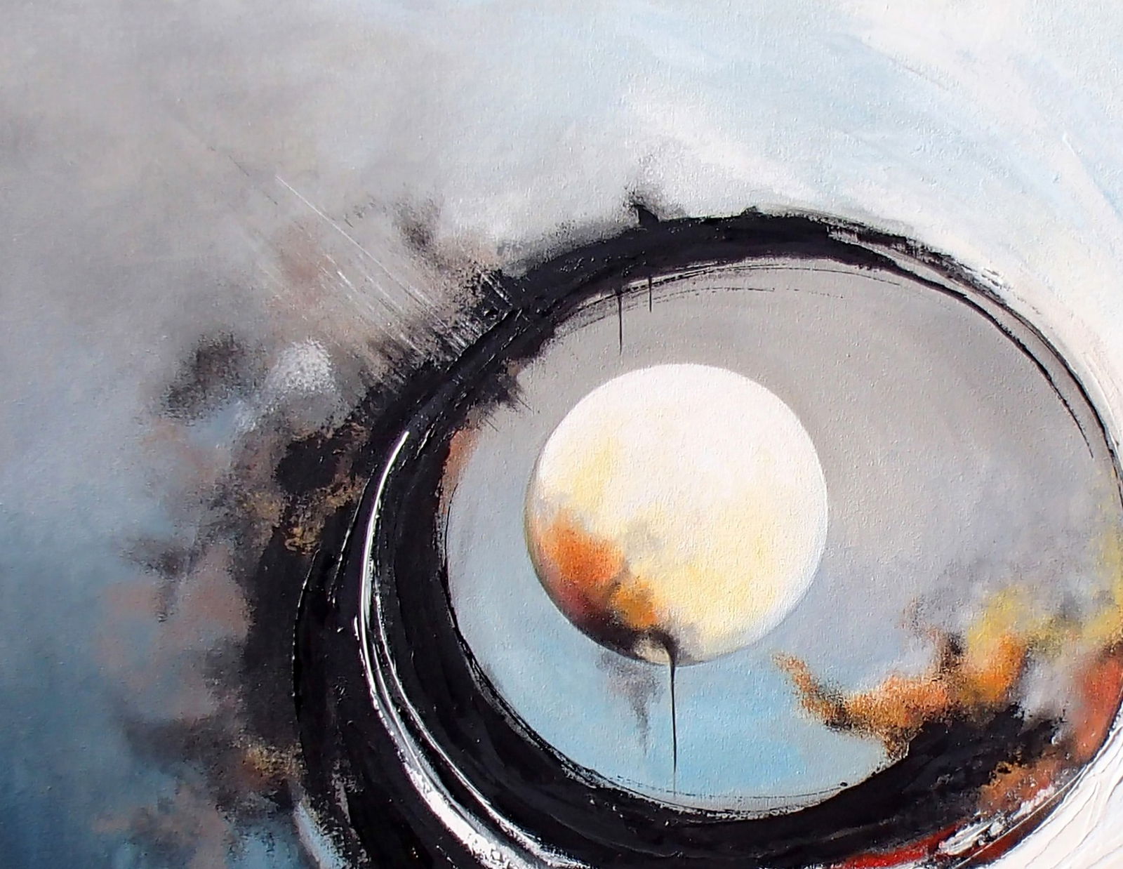 Acrylic painting Yin and Yang Victor Babak - 2