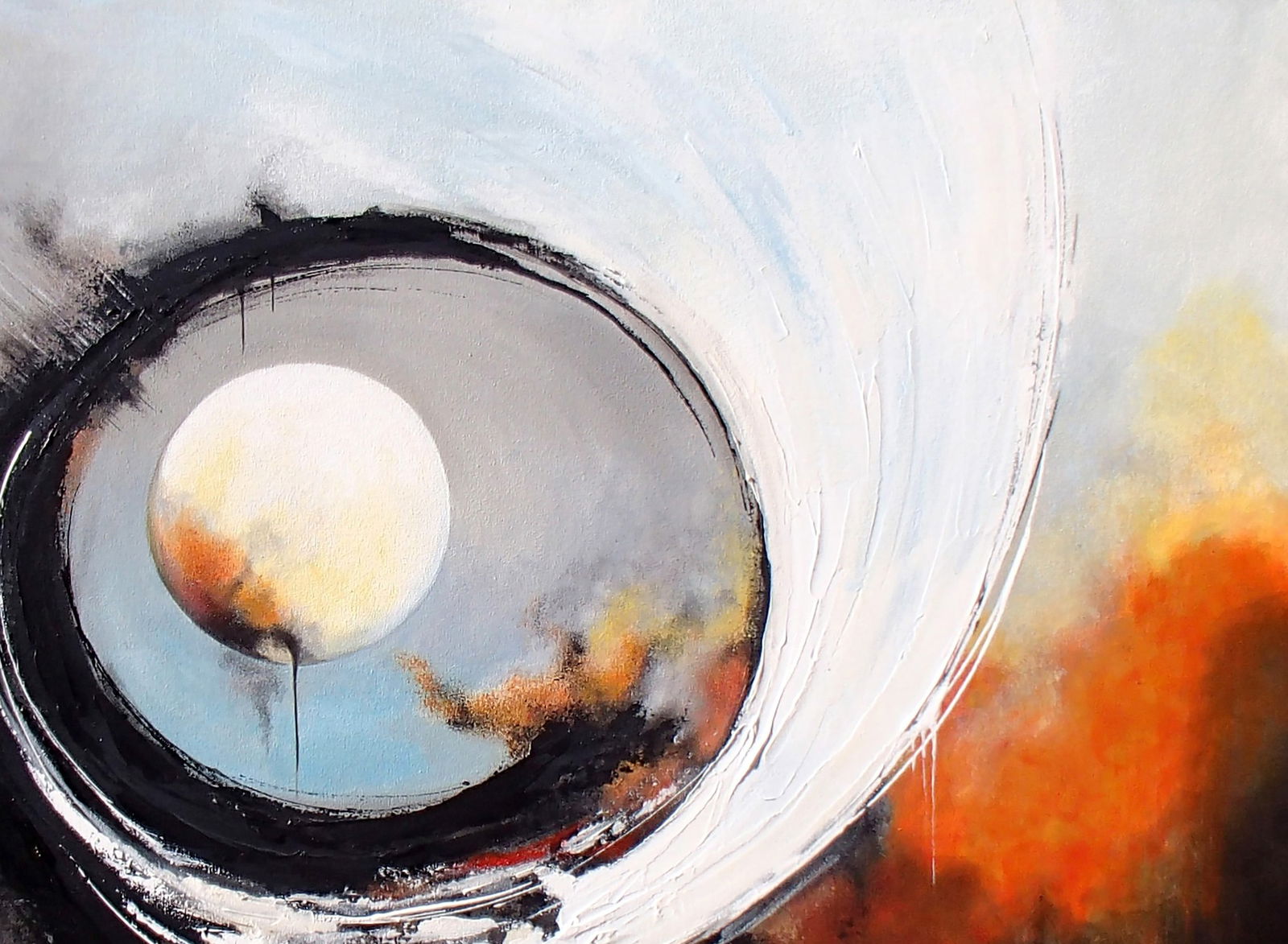 Acrylic painting Yin and Yang Victor Babak - 3