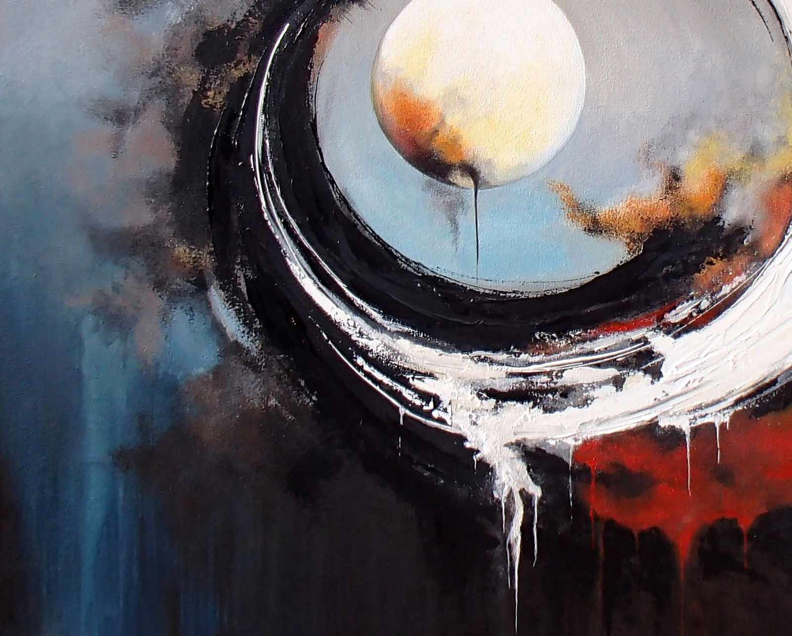Acrylic painting Yin and Yang Victor Babak - 4