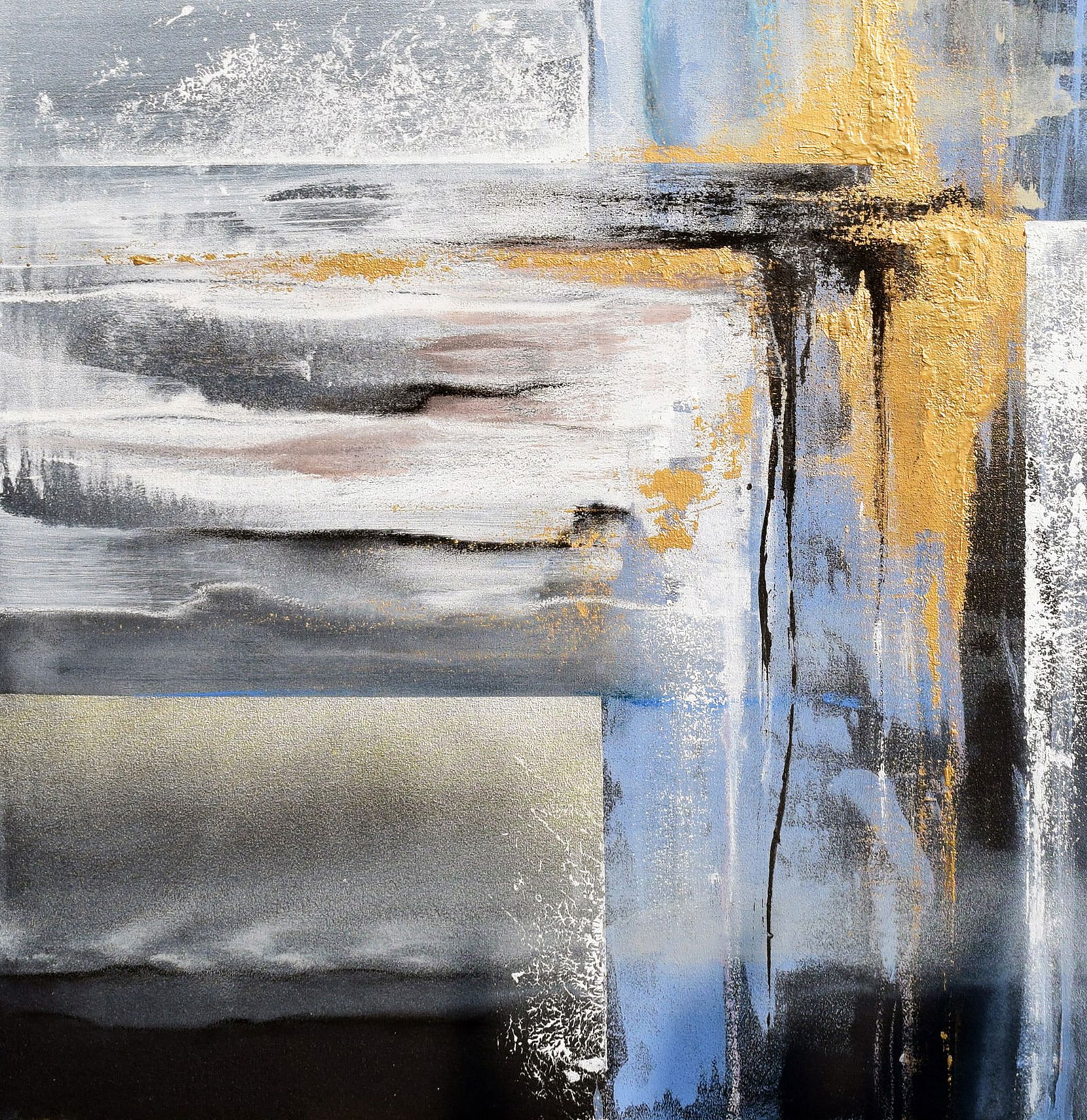 Acrylic painting Dawn outside the window Victor Babak - 4