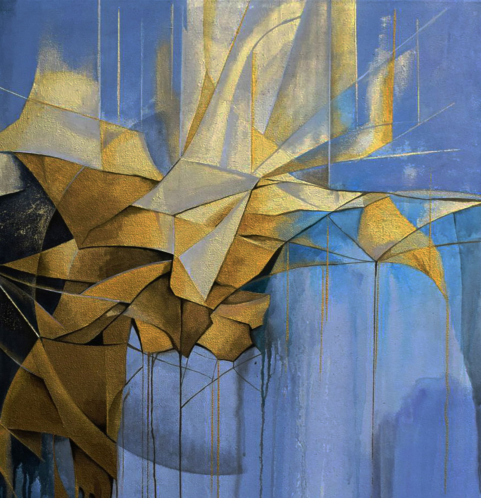 Acrylic painting Autumn kaleidoscope Victor Babak - 3