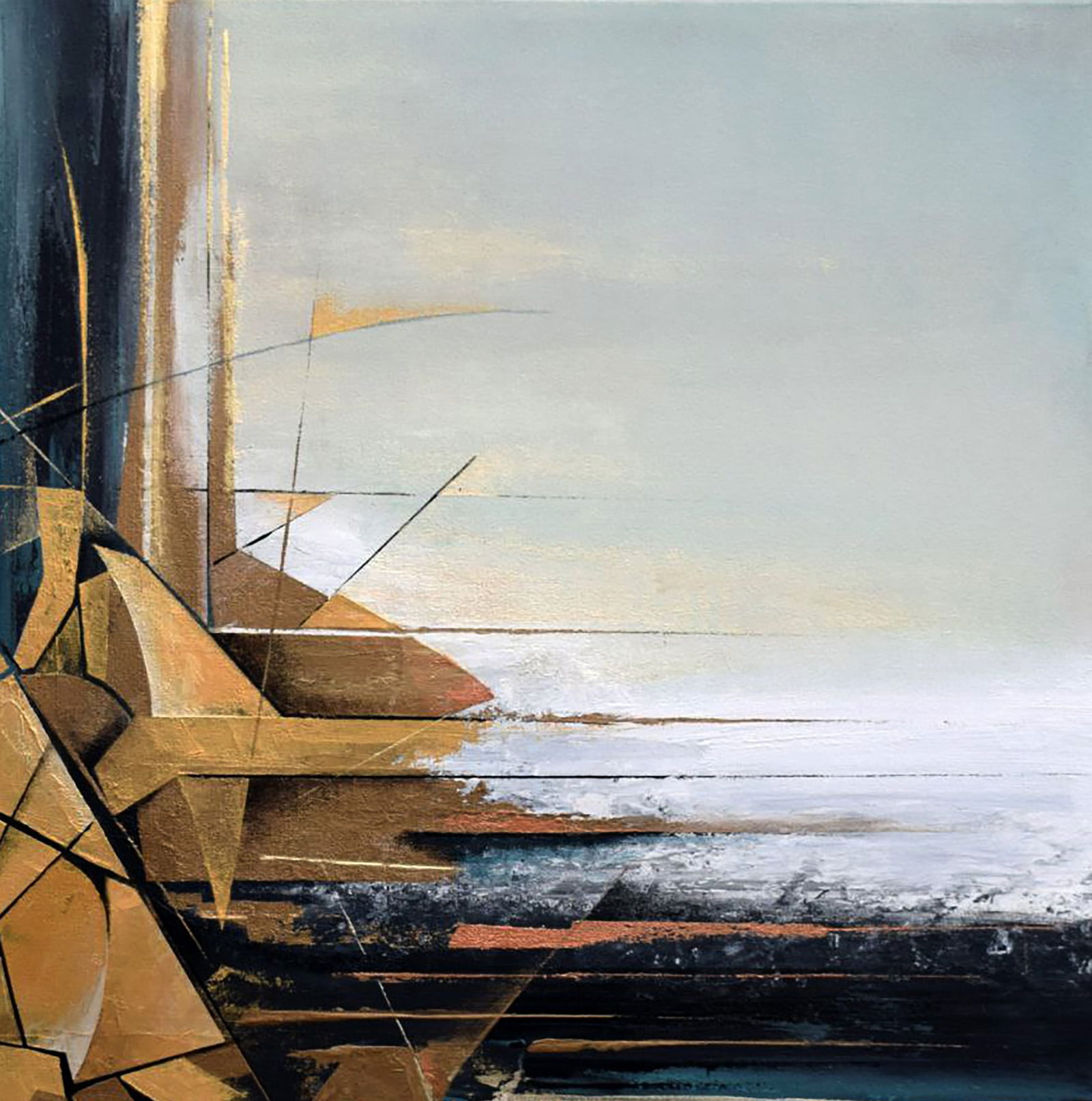 Acrylic painting Wandering sails Victor Babak - 3
