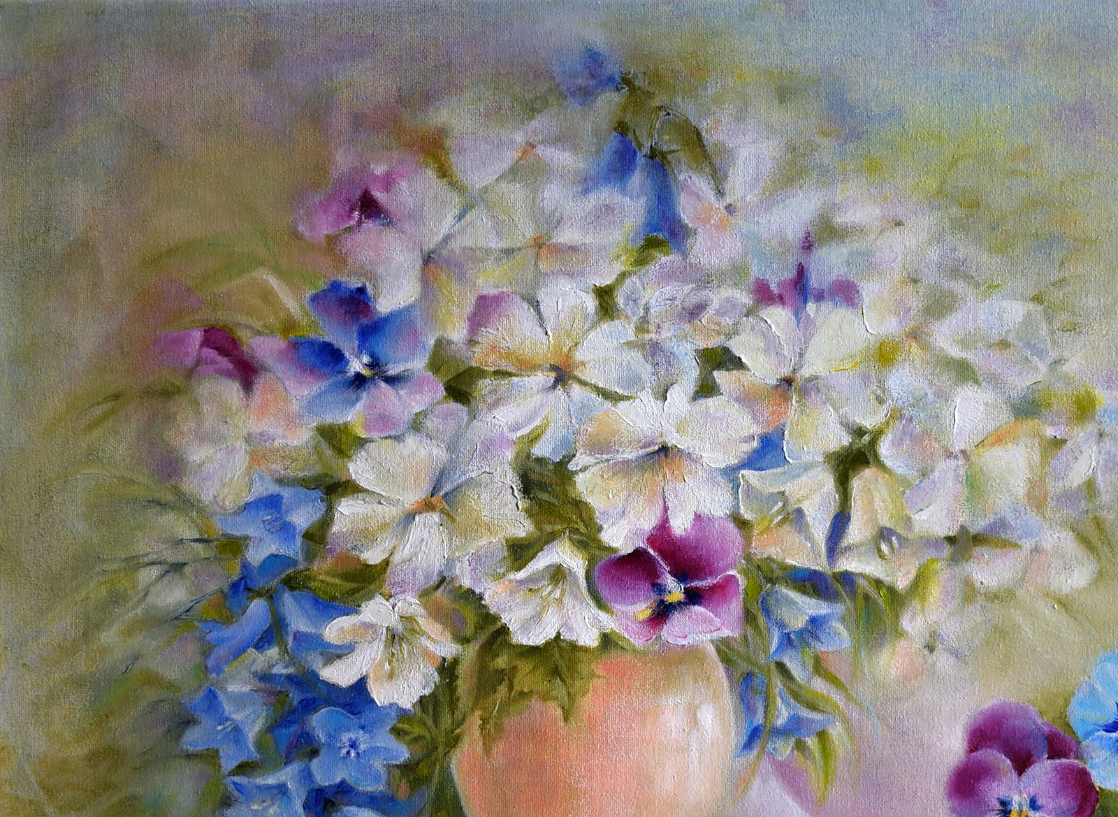 Oil painting Summer floral motif Halyna Babak - 2