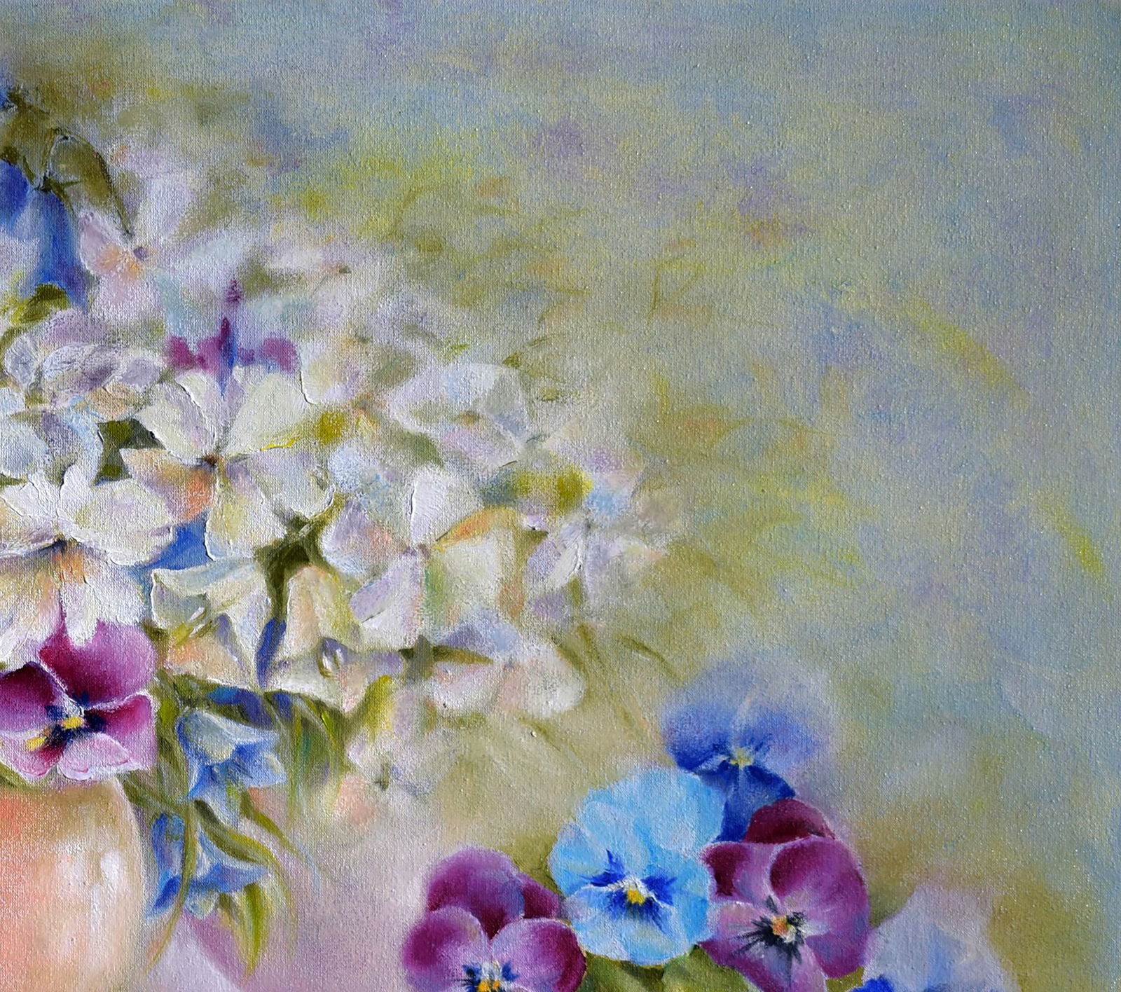 Oil painting Summer floral motif Halyna Babak - 3