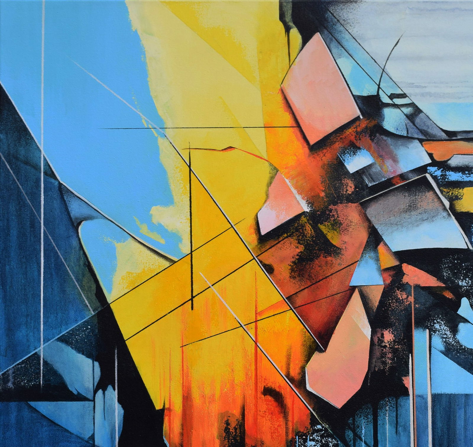 Acrylic painting Infinity of dreams Victor Babak - 2