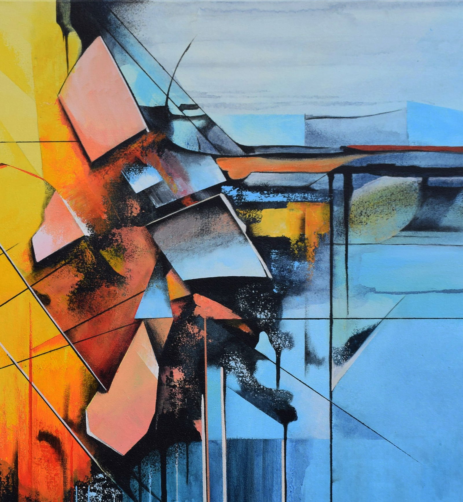 Acrylic painting Infinity of dreams Victor Babak - 3