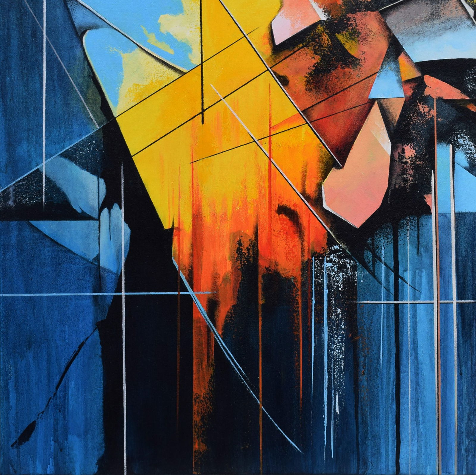 Acrylic painting Infinity of dreams Victor Babak - 4