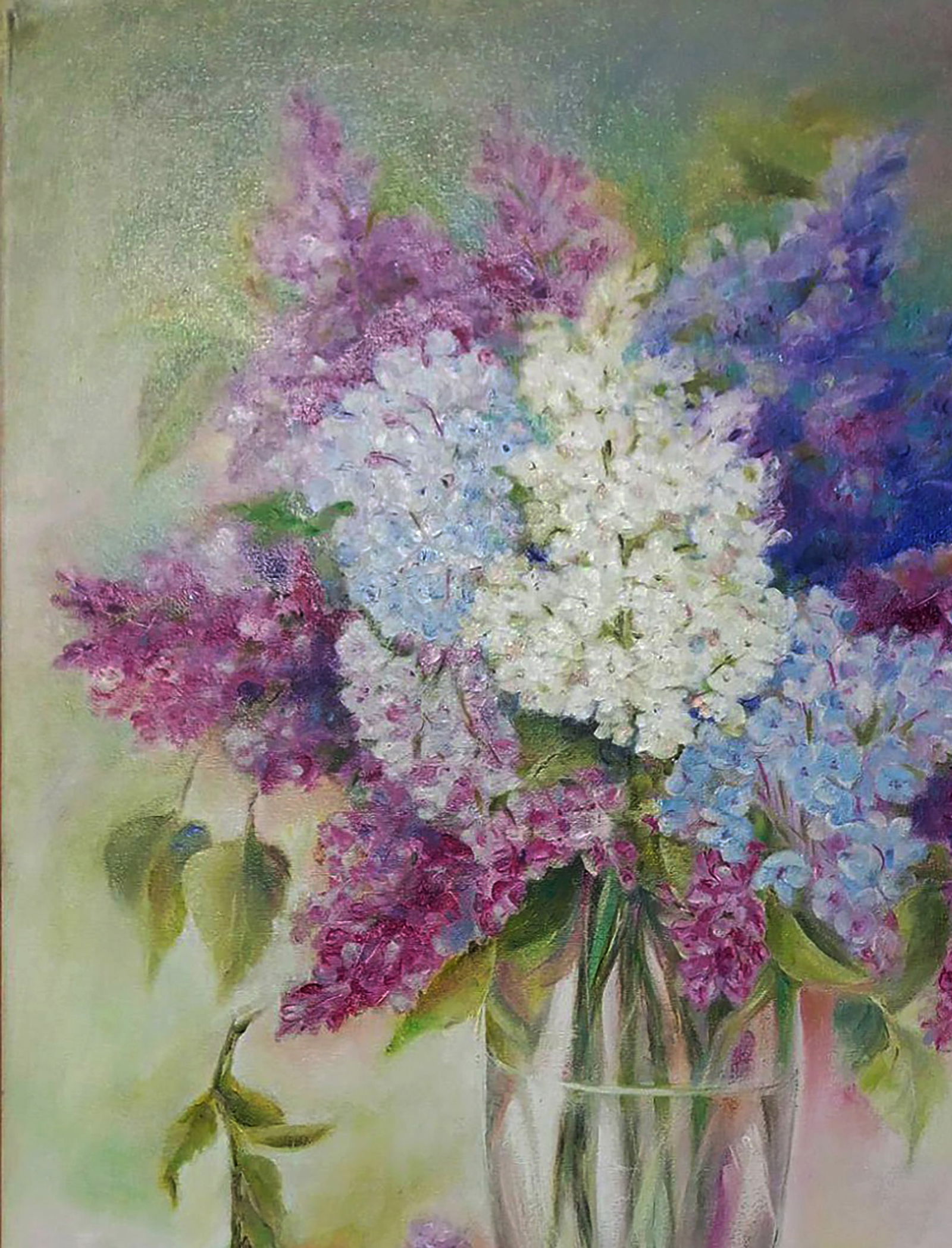 Oil painting Symphony of petals Halyna Babak - 2