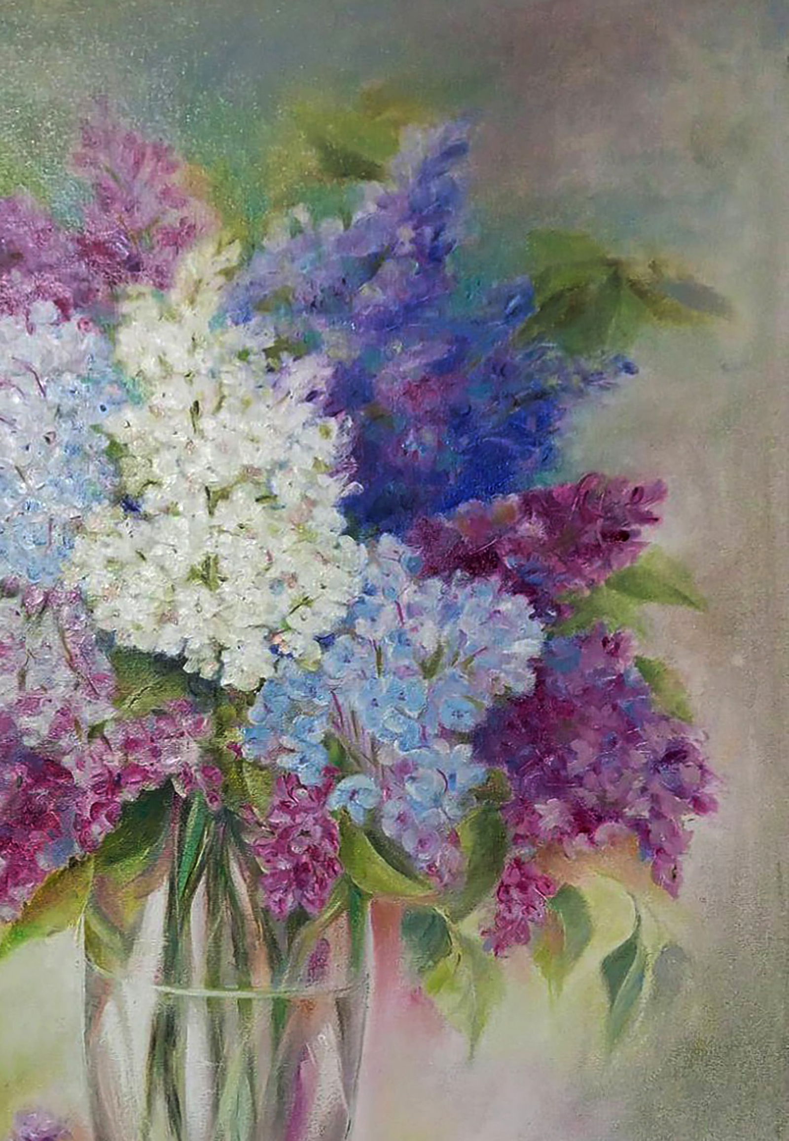 Oil painting Symphony of petals Halyna Babak - 3