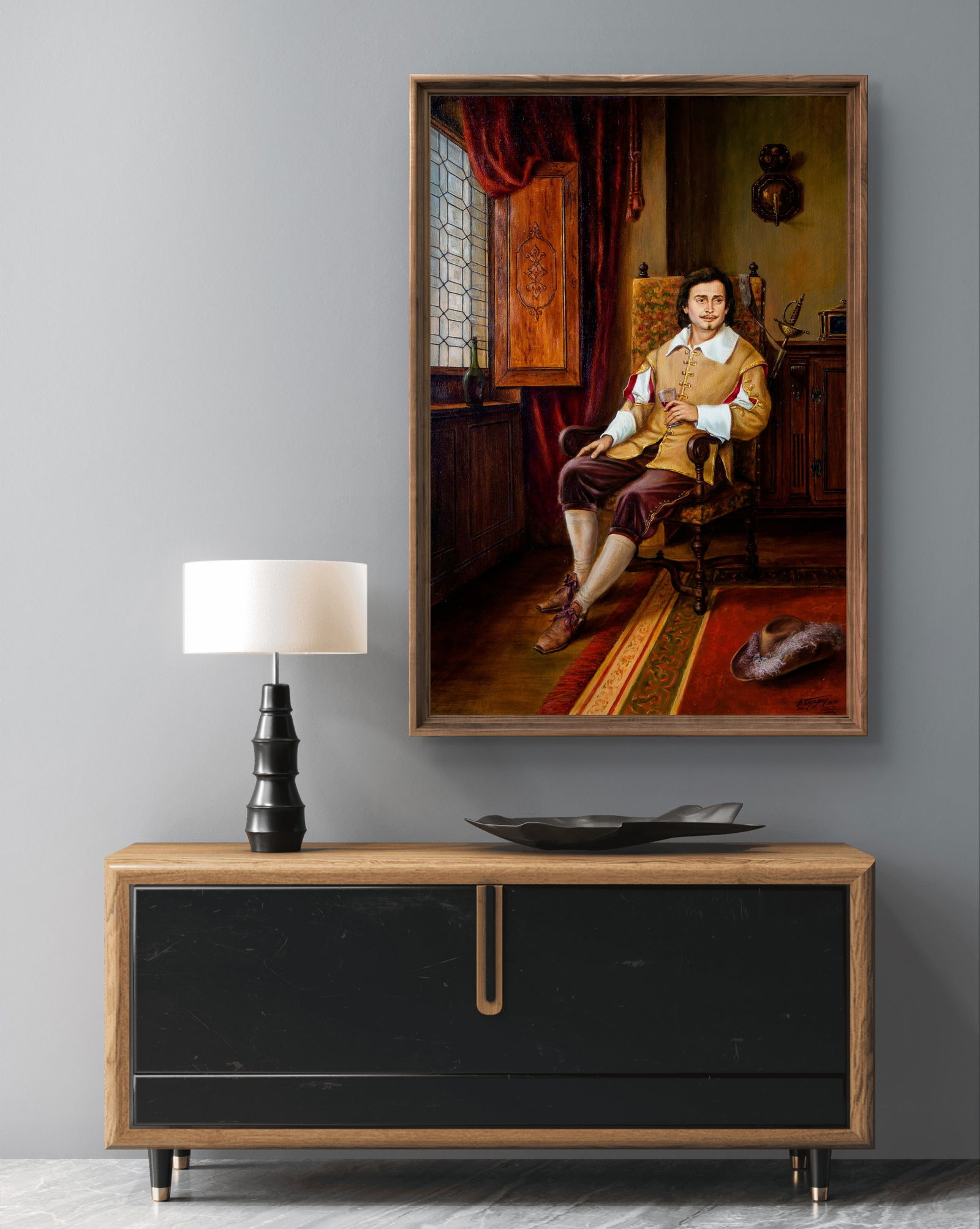 Oil painting In anticipation Valeriy Bulat - 2