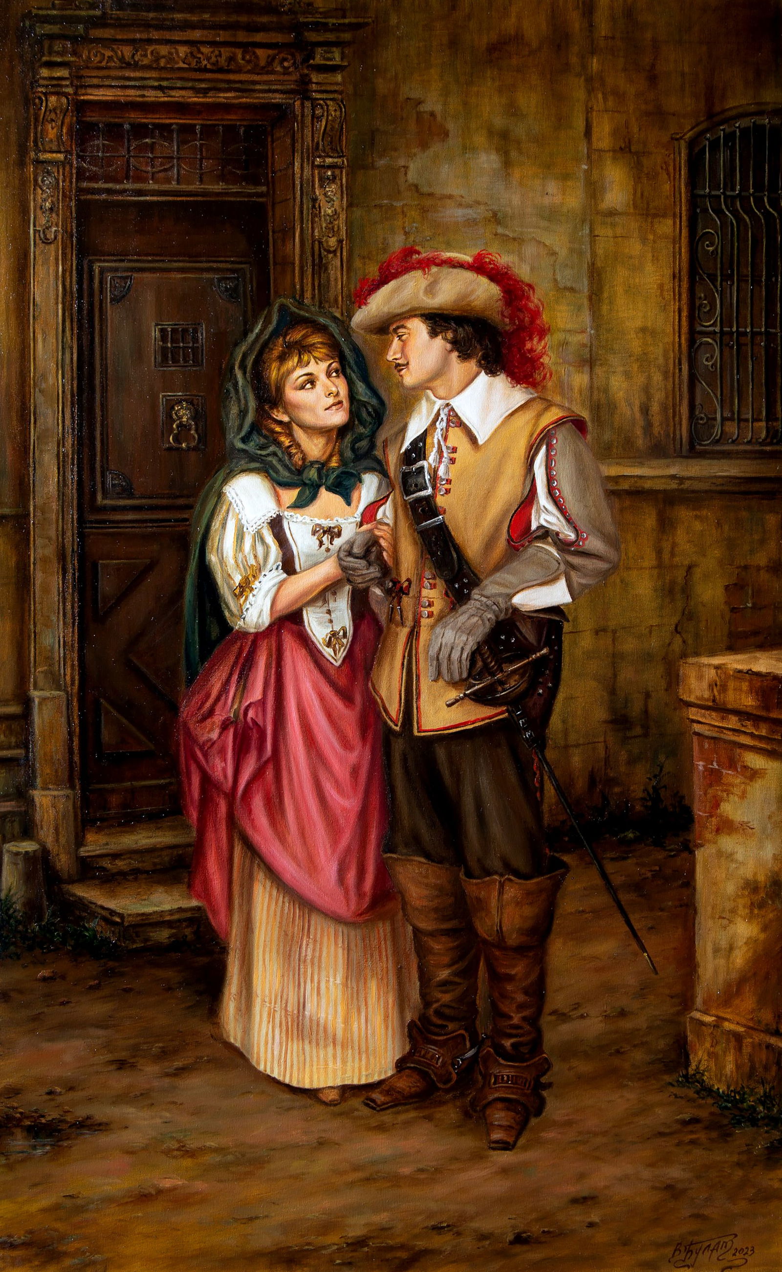 Oil painting Maybe in the future Valeriy Bulat (1 of 7)