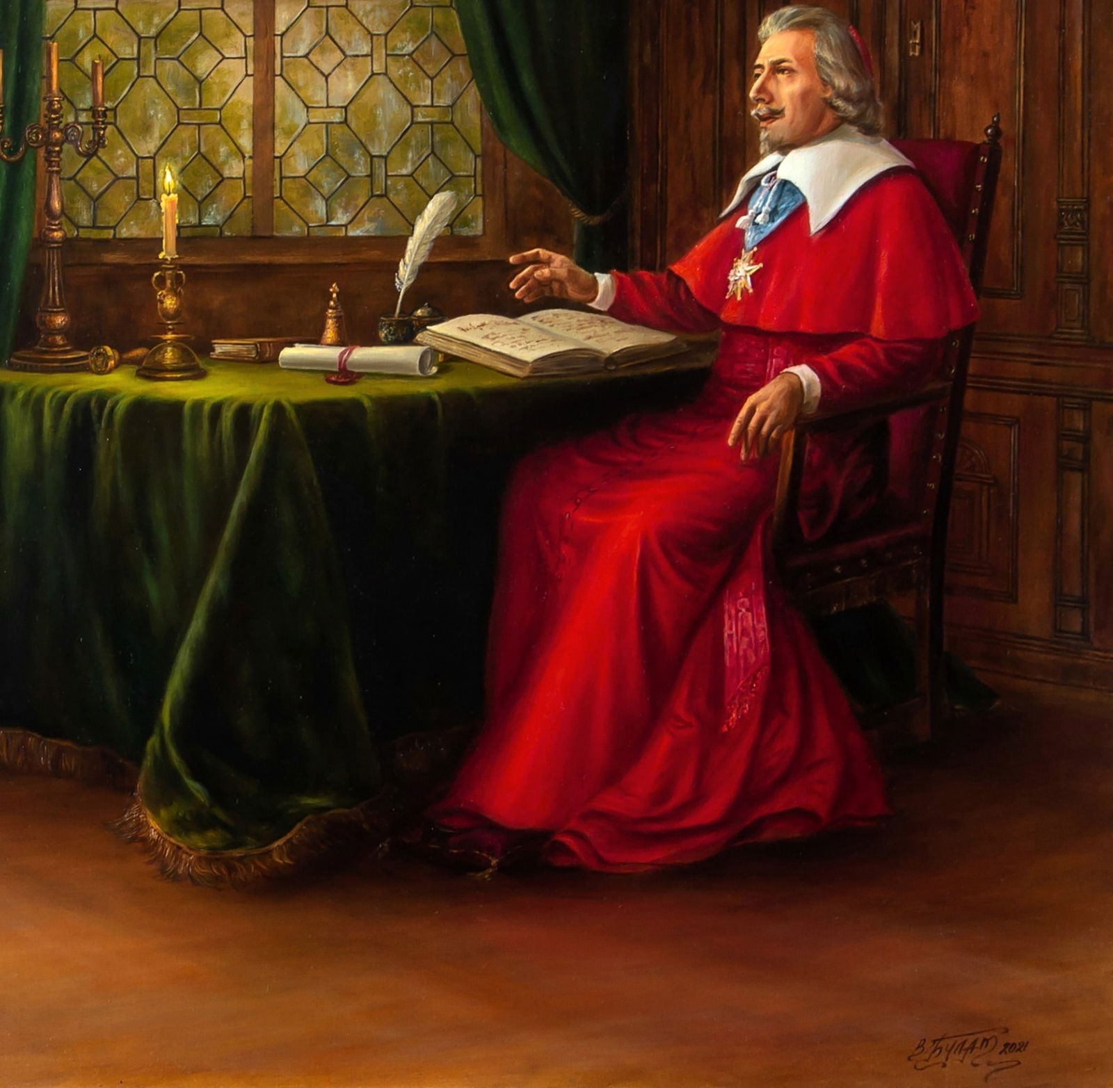 Oil painting You made a mistake Valeriy Bulat - 7