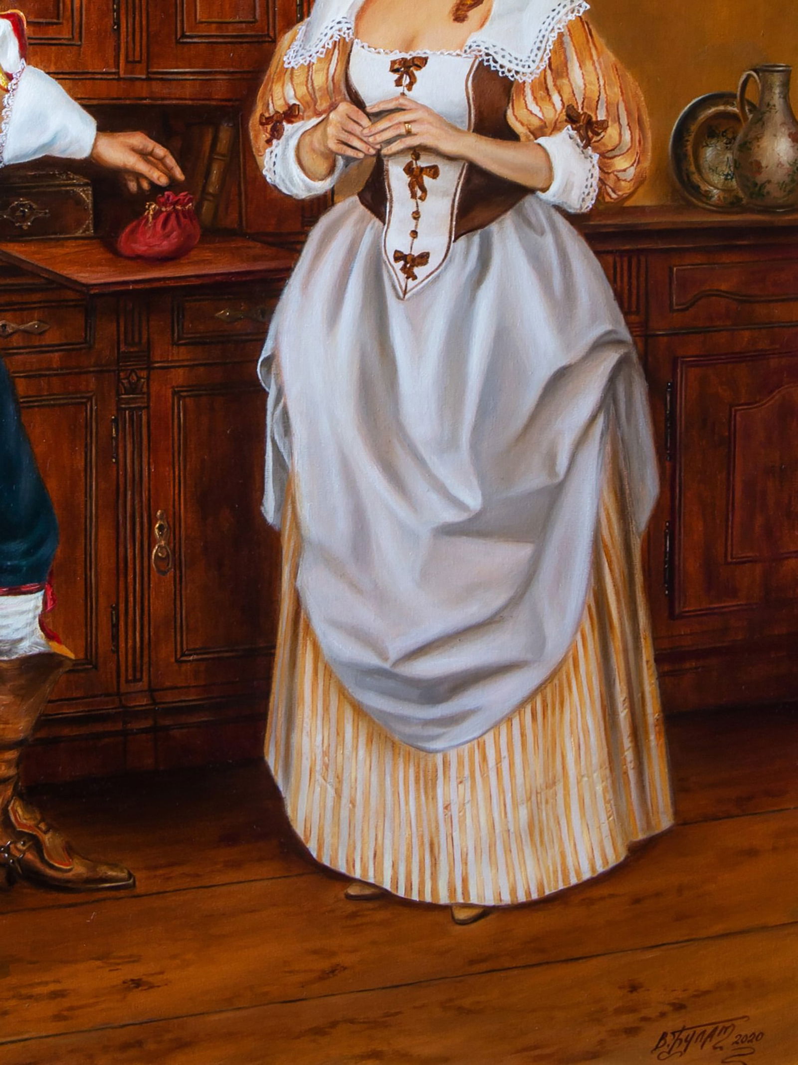 Oil painting Cardinal's money Valeriy Bulat - 7