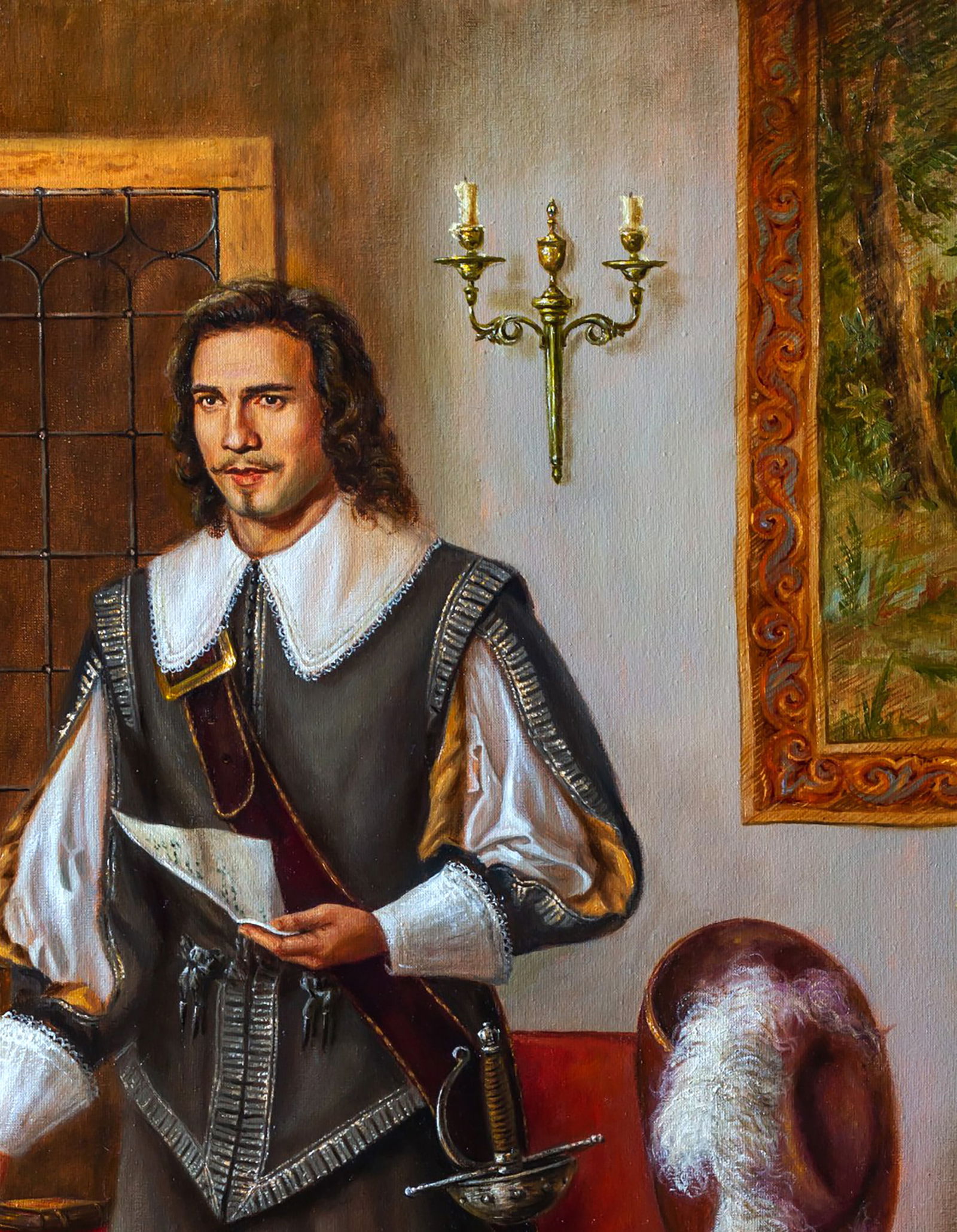 Oil painting Aramis's Golden Dreams Valeriy Bulat - 5