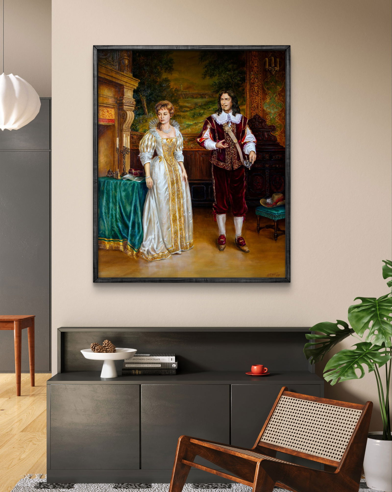 Oil painting And don't forget the pendants Valeriy Bulat - 3