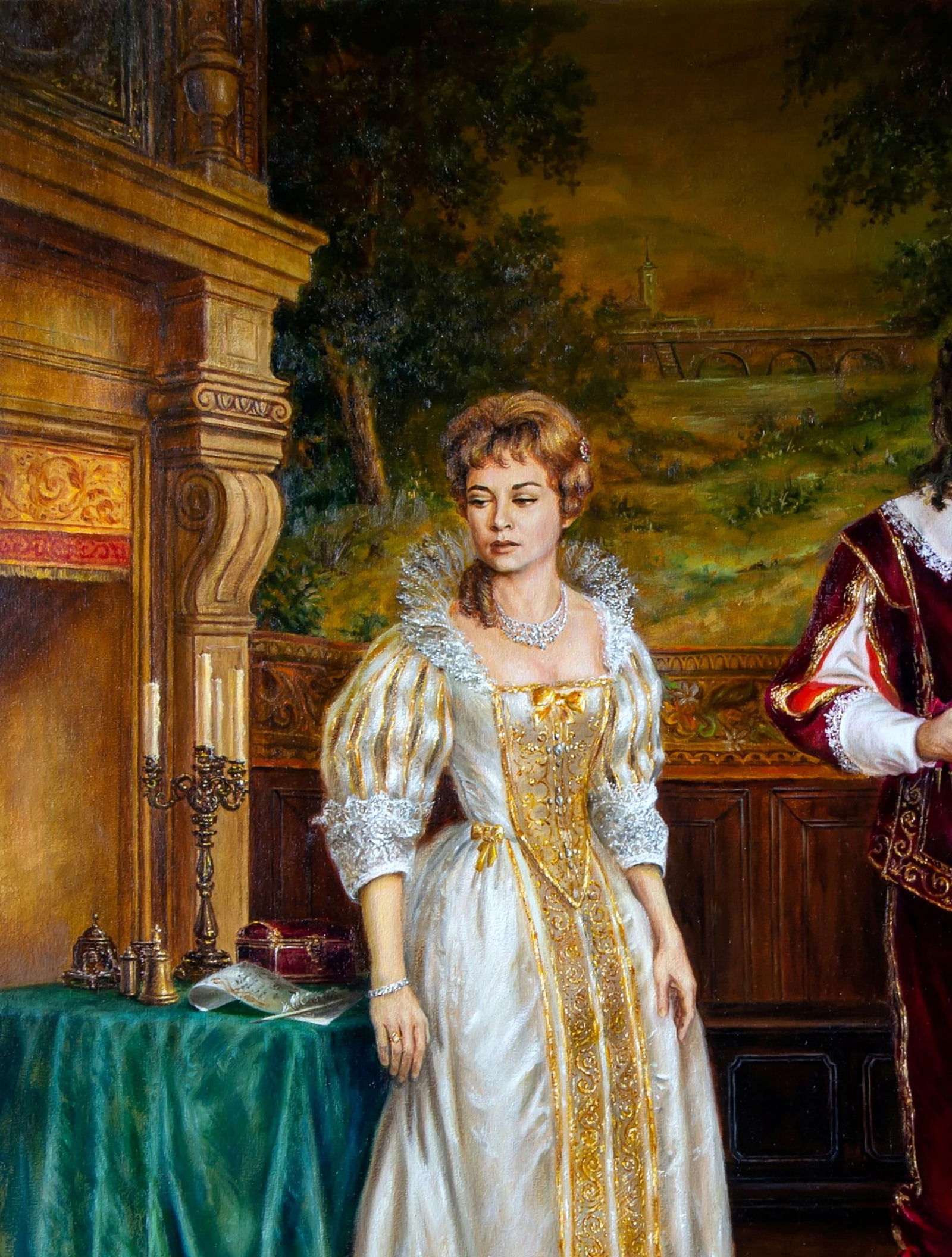 Oil painting And don't forget the pendants Valeriy Bulat - 4