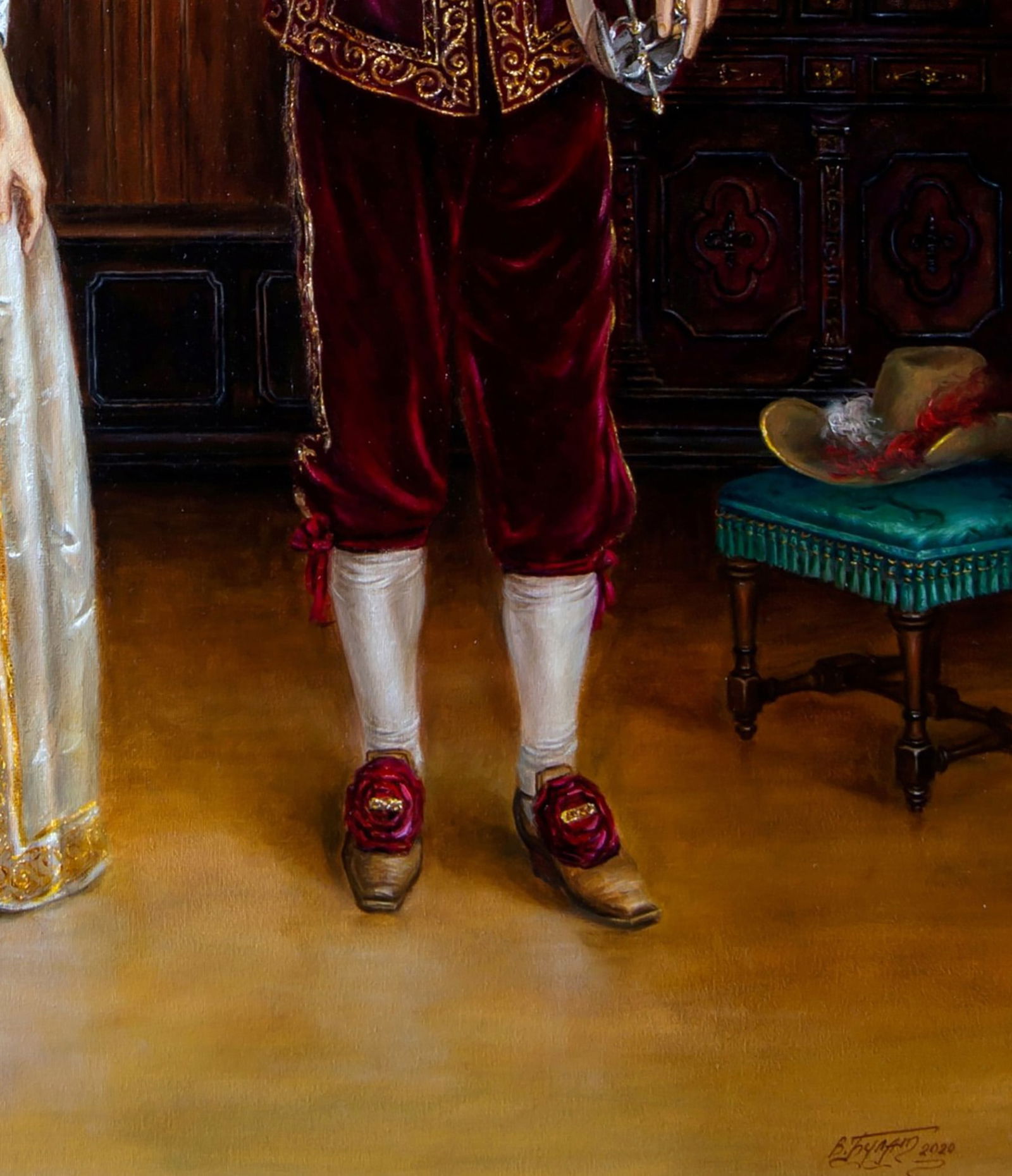 Oil painting And don't forget the pendants Valeriy Bulat - 7