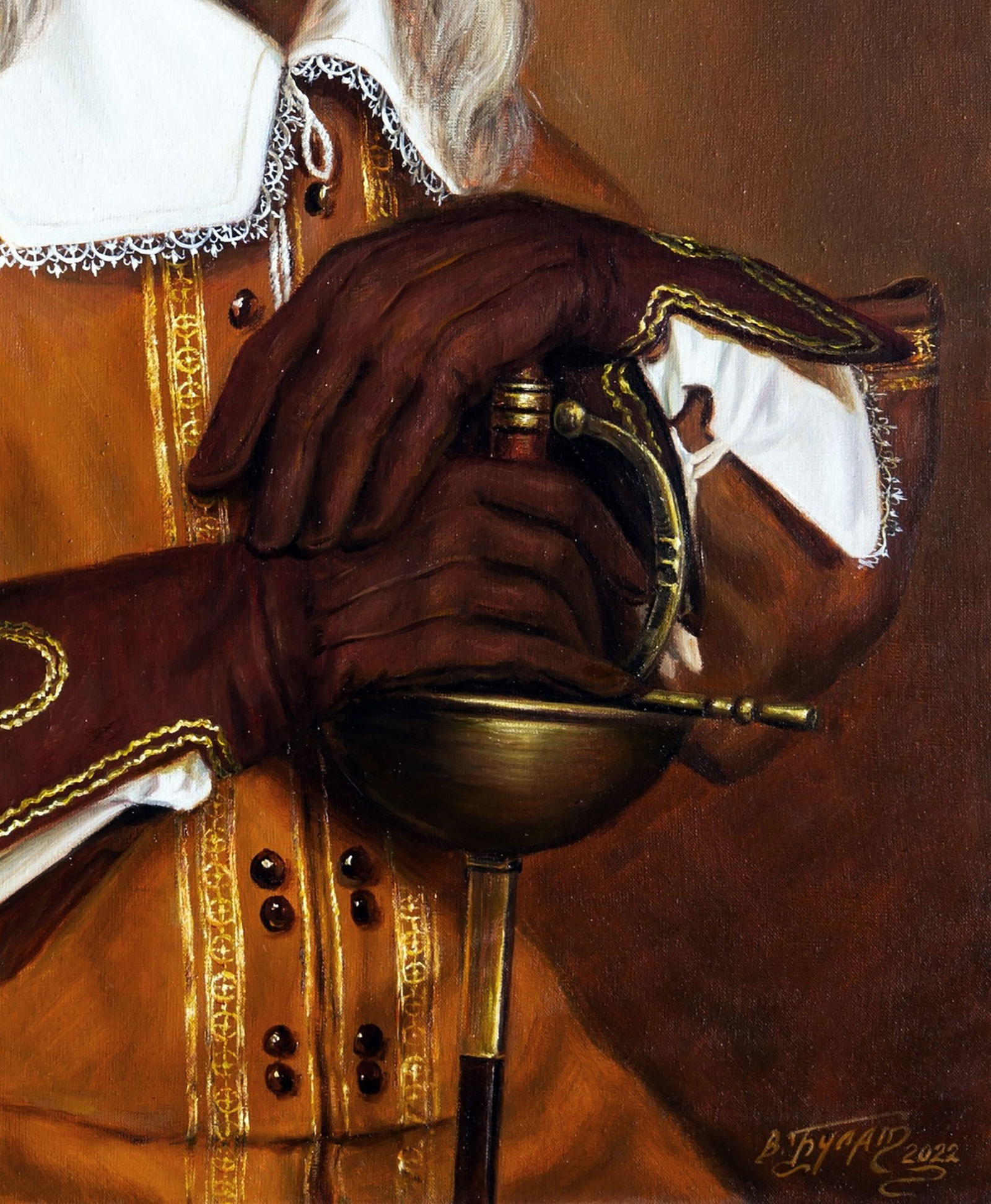 Oil painting Many years later Valeriy Bulat - 7