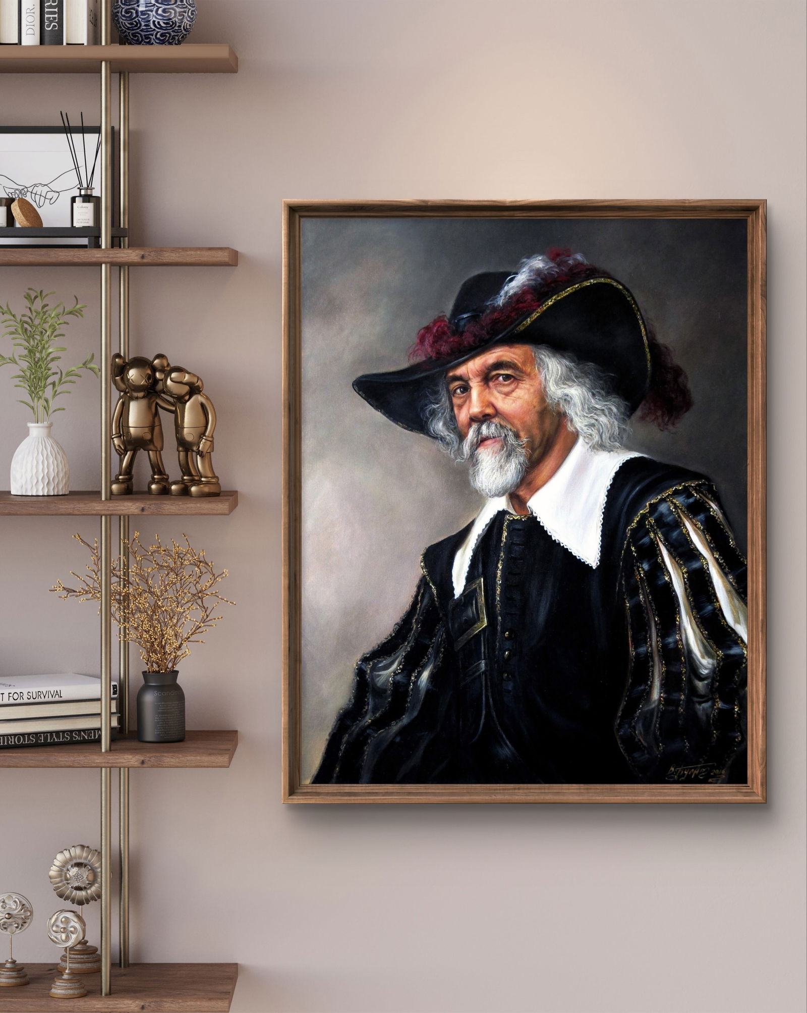 Oil painting Keep your friends luck Valeriy Bulat - 2