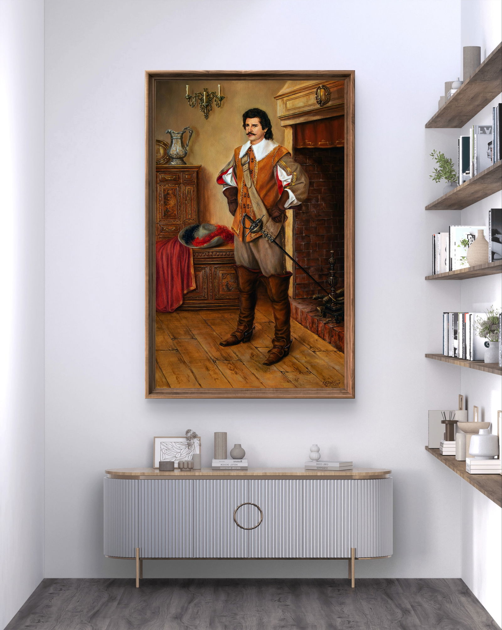 Oil painting I will carry out my plan Valeriy Bulat - 3