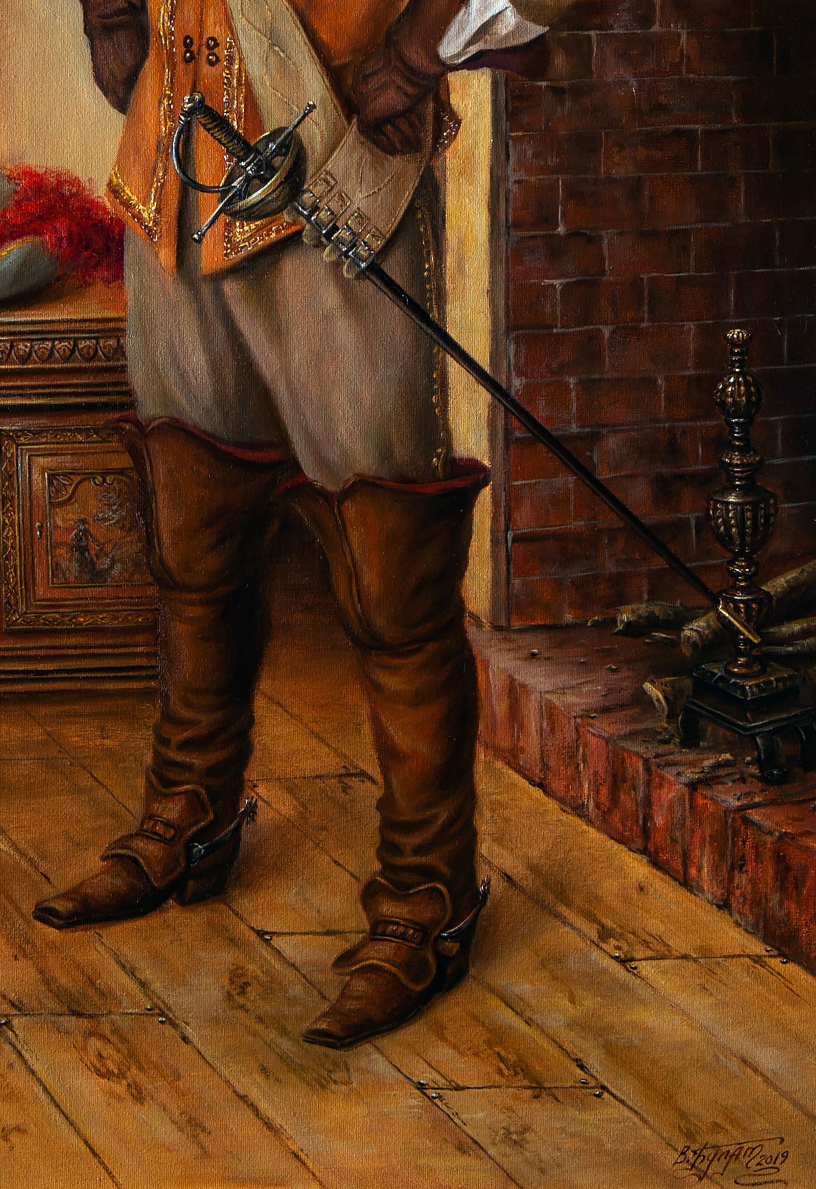 Oil painting I will carry out my plan Valeriy Bulat - 7