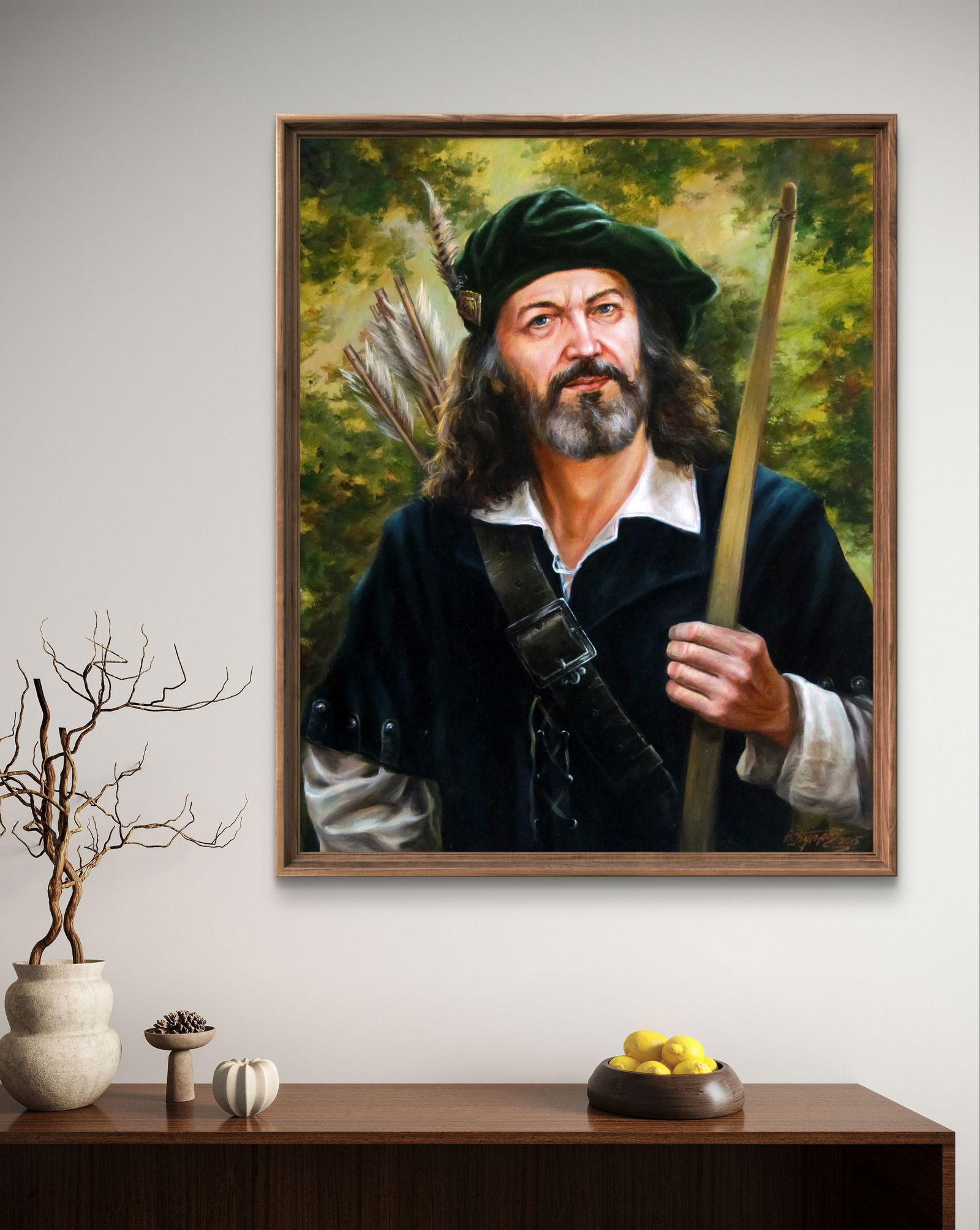 Oil painting Without fear and reproach Valeriy Bulat - 3