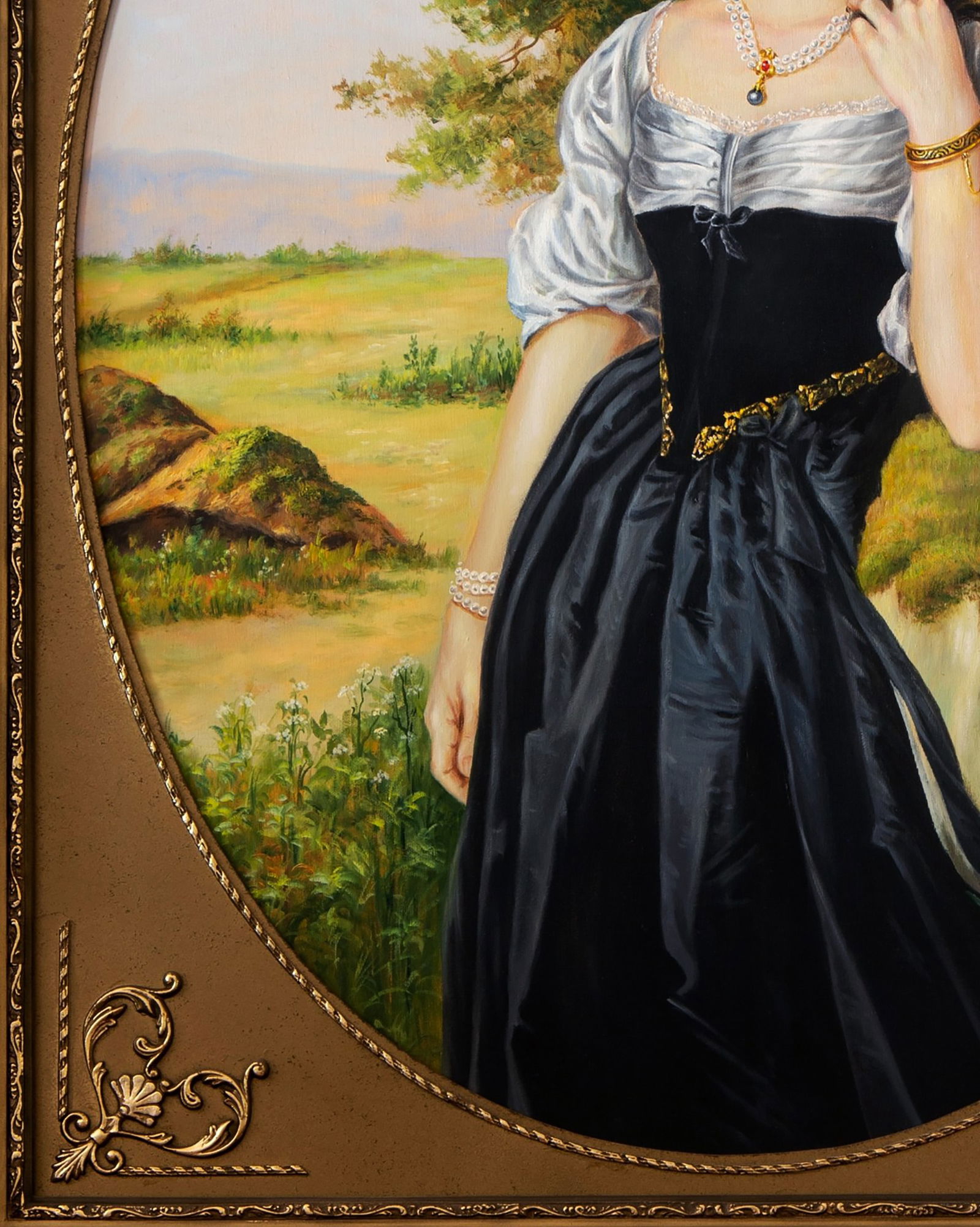 Oil painting Portrait of Maria Valeriy Bulat - 6