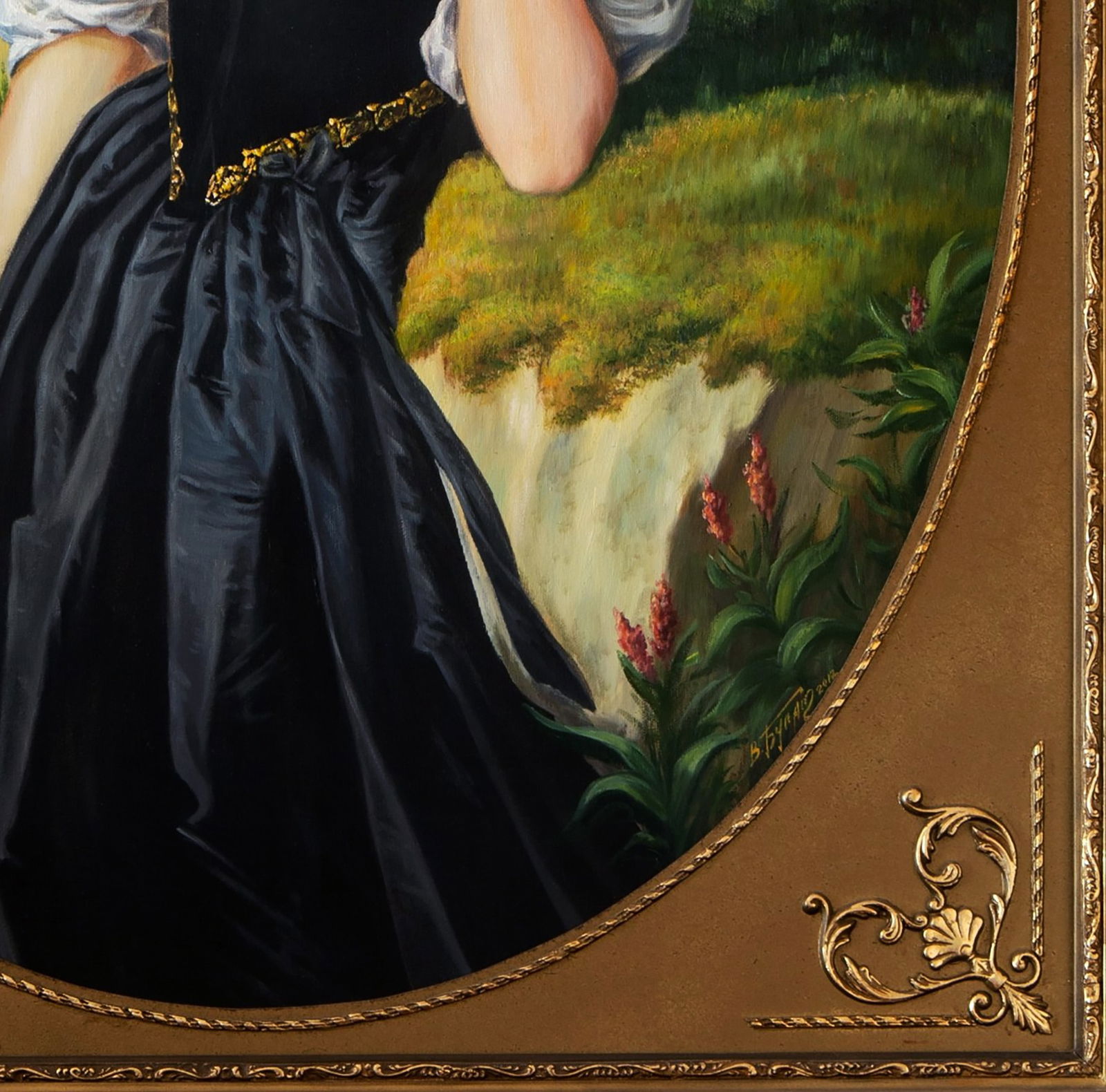 Oil painting Portrait of Maria Valeriy Bulat - 7