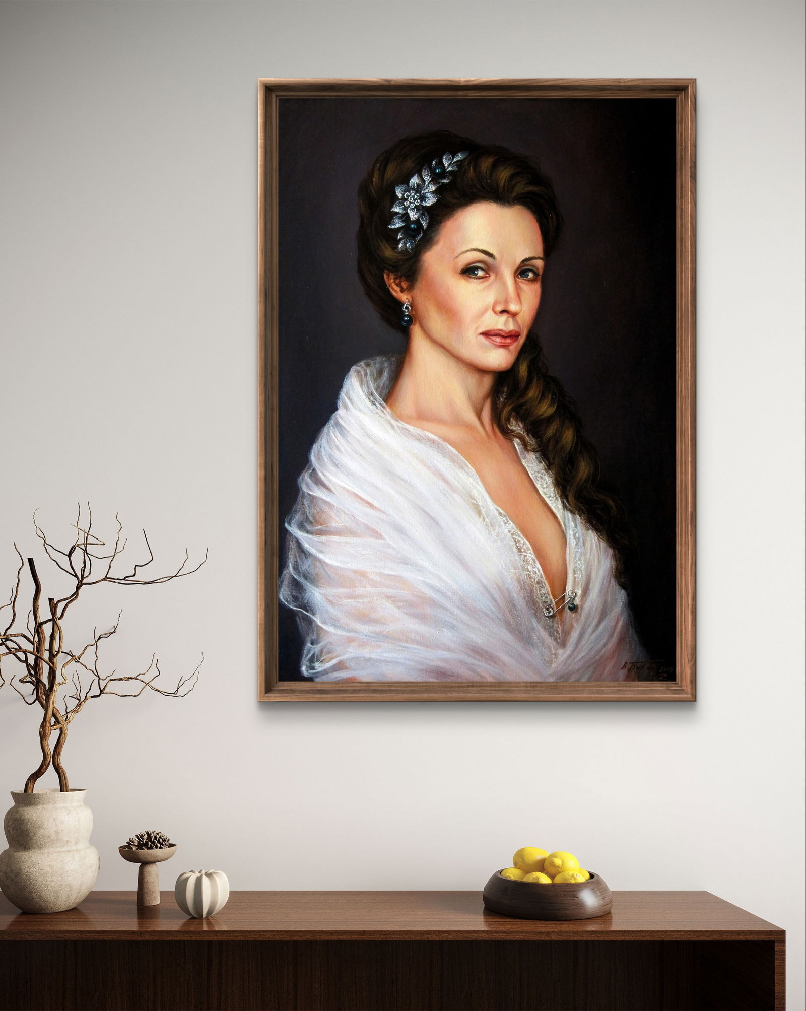 Oil painting Portrait of Margarita Valeriy Bulat - 2