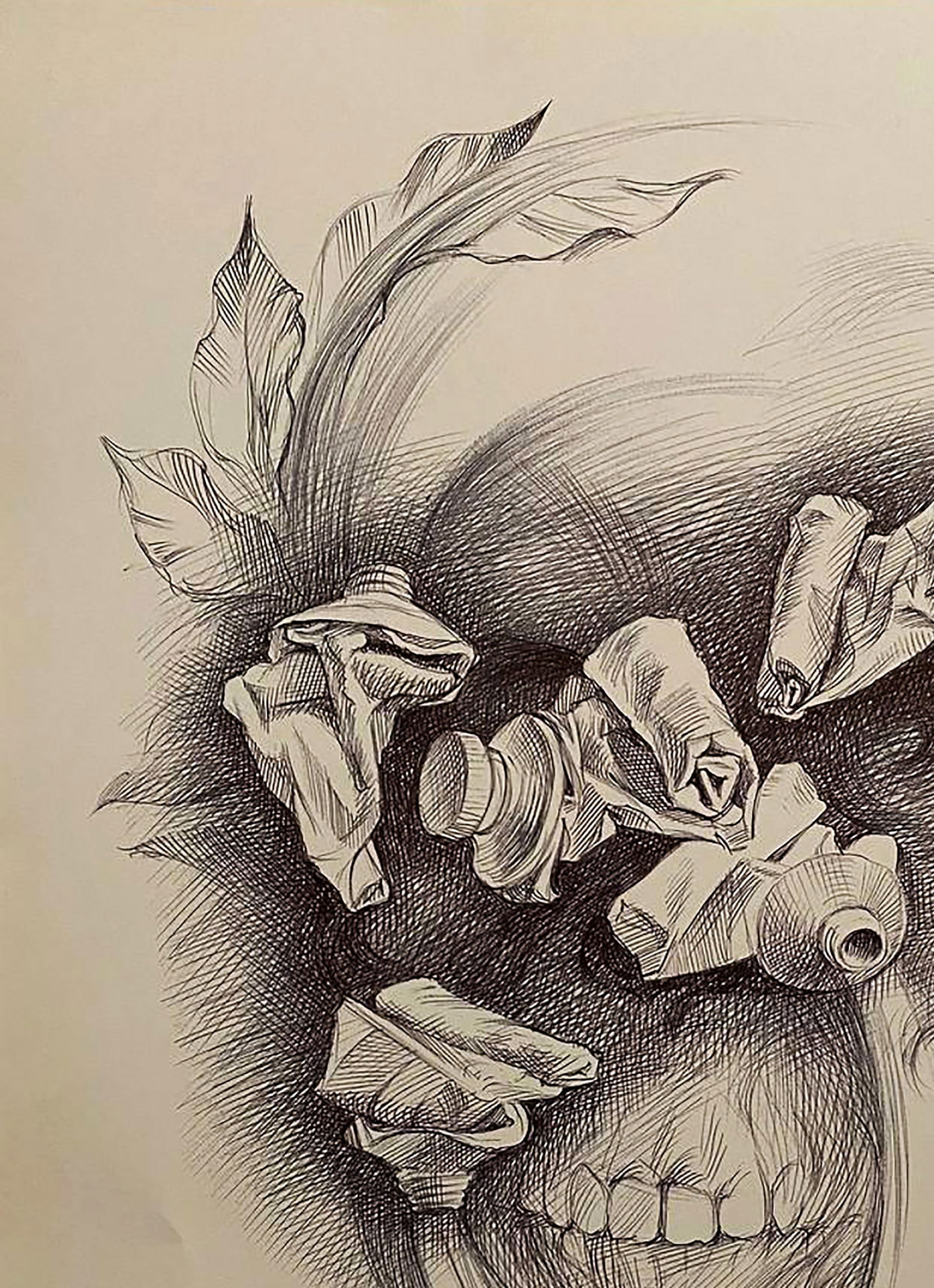 Pen painting Time to improve your skills Natalia Bulat - 2