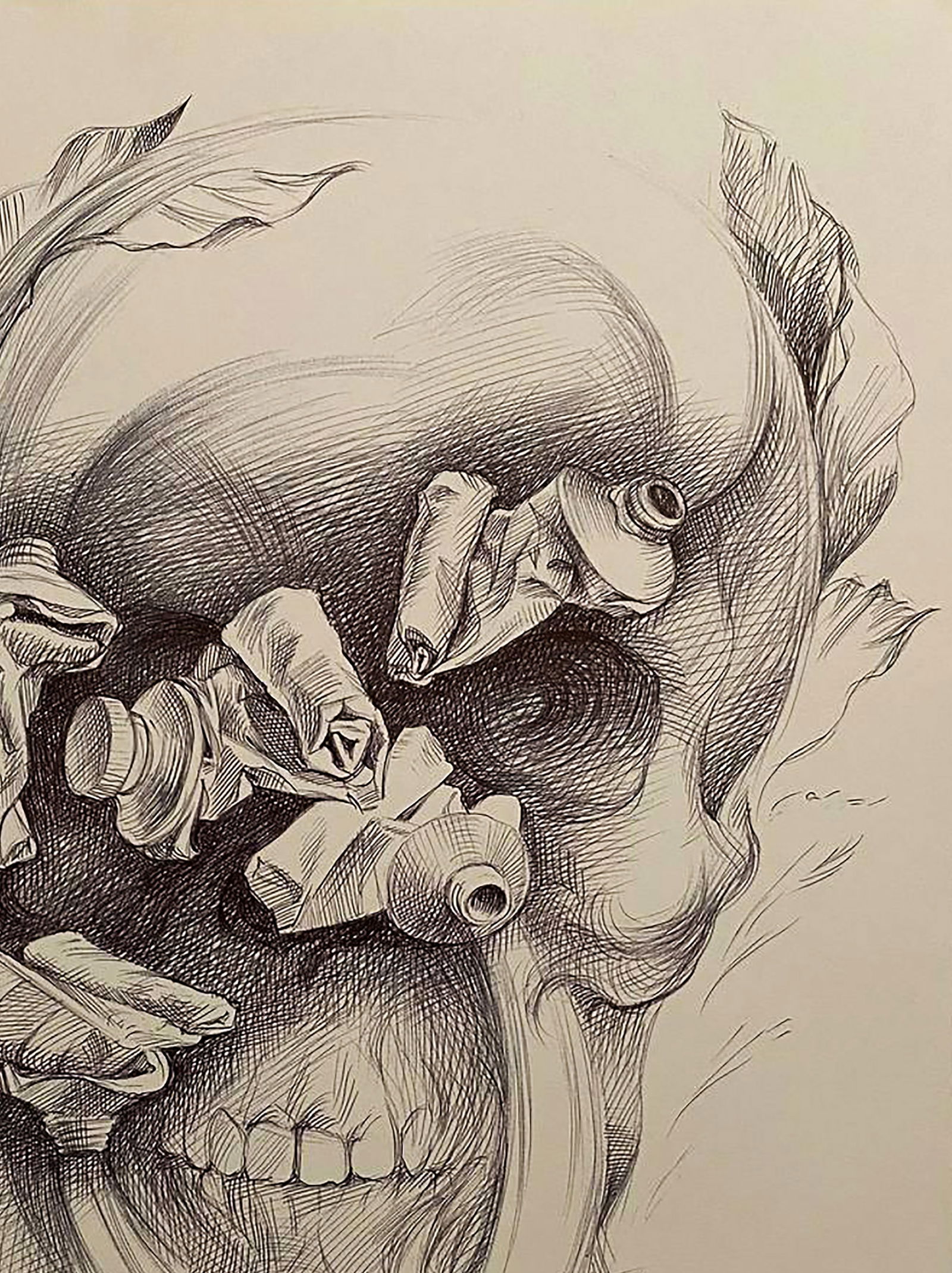 Pen painting Time to improve your skills Natalia Bulat - 3