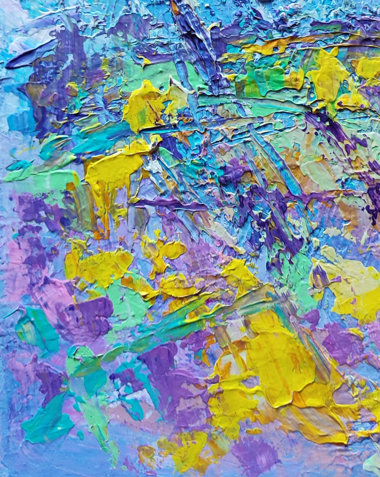 Acrylic painting Moving in circles Olena Kirik - 4