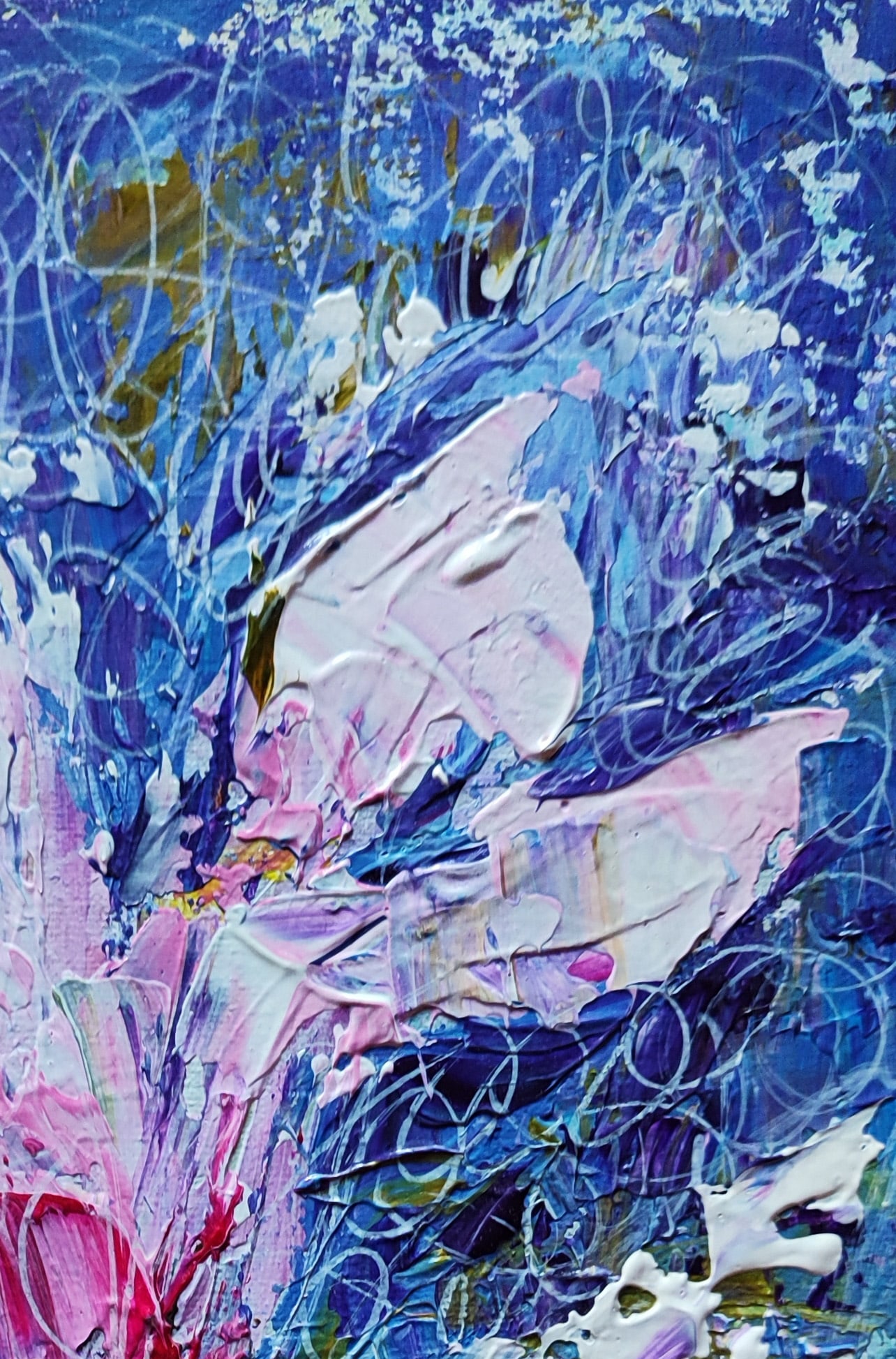 Acrylic painting Magic magnolia Olena Kirik - 3